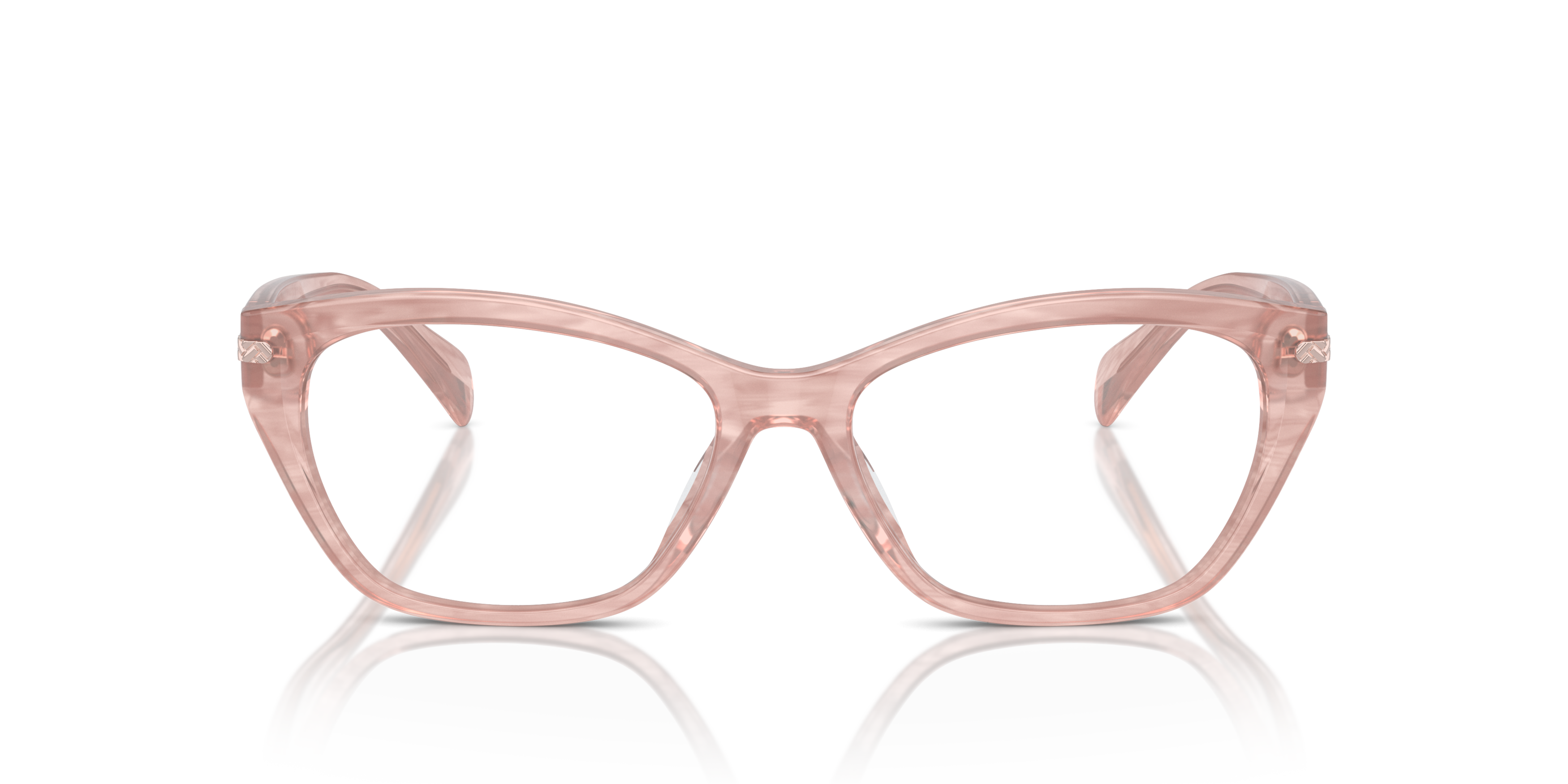 Front Ralph by Ralph Lauren RA 7161U Glasses Transparent / Pink