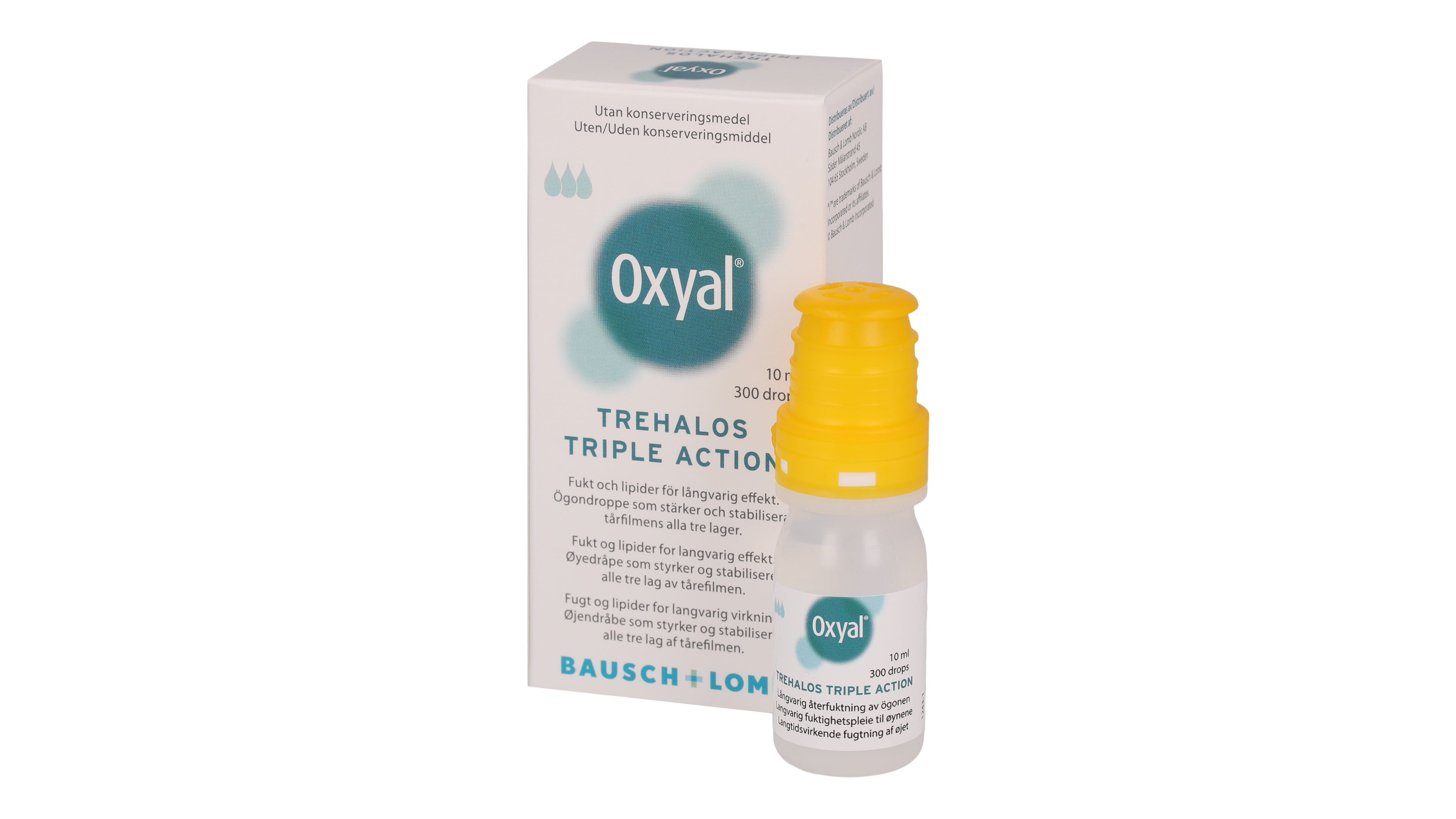 Open_Box Oxyal Oxyal trehalos triple action Ögondroppar 10ml