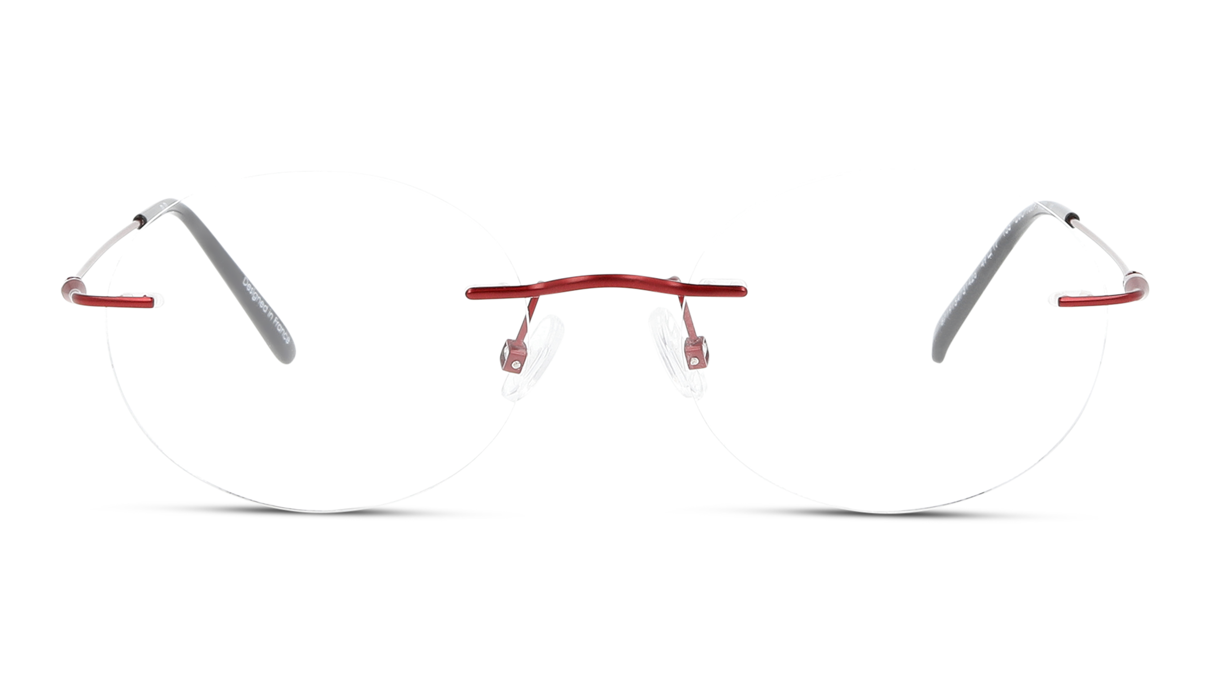 Front DbyD DB OF9007 (RR00) Glasses Transparent / Red