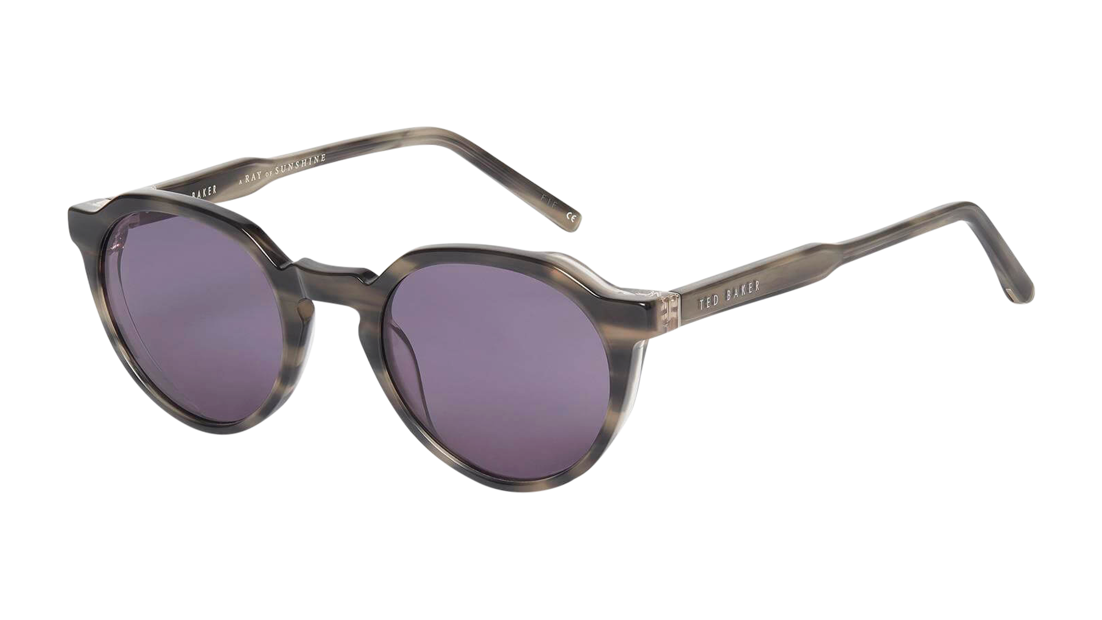 Angle_Left01 Ted Baker Kory TB 1631 (931) Sunglasses Grey / Grey
