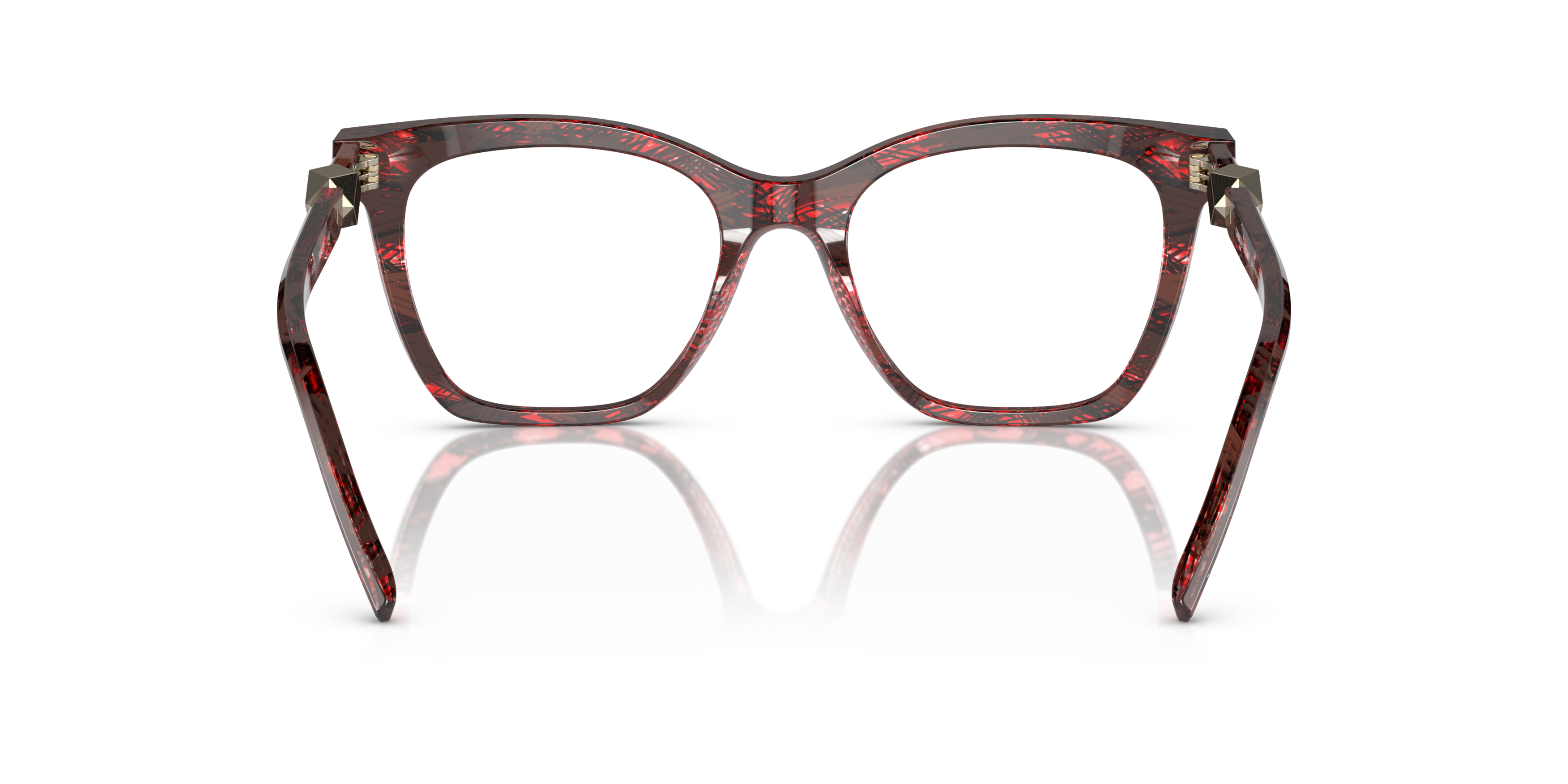 Detail02 Giorgio Armani AR 7238 Glasses Transparent / Red