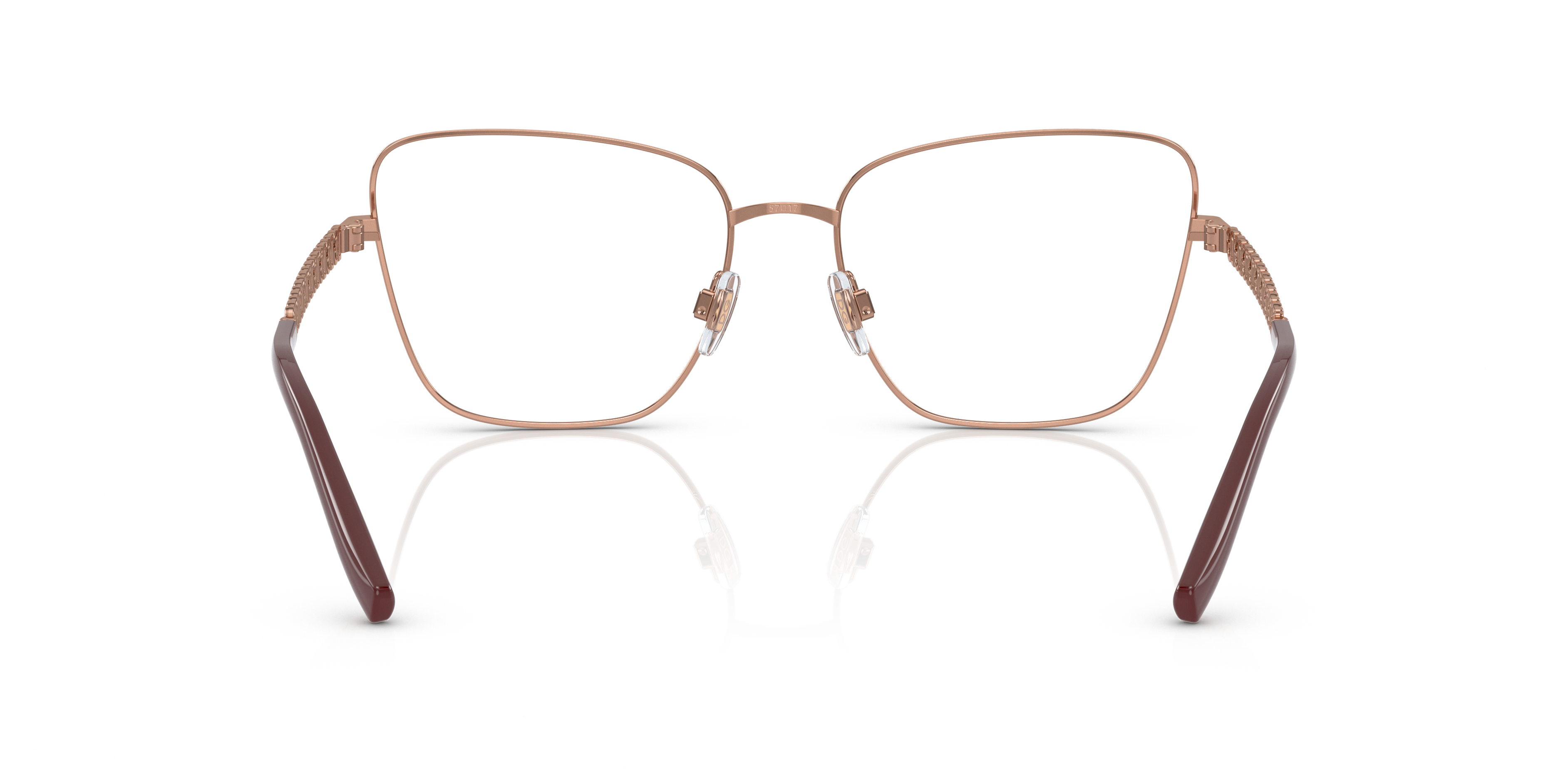 Detail02 Dolce & Gabbana DG 1346 (1333) Glasses Transparent / Gold