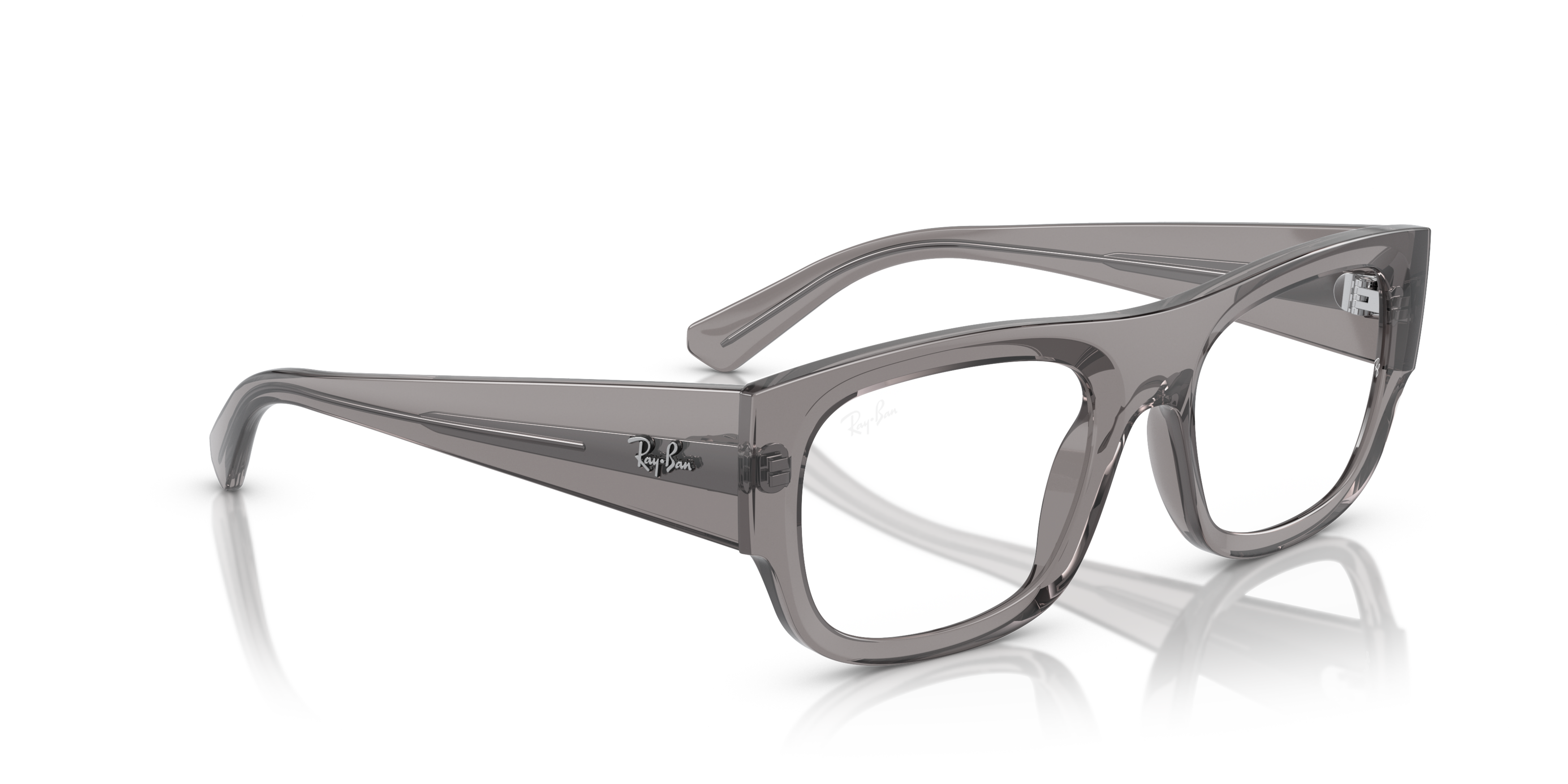 Angle_Right01 Ray-Ban KRISTIN RX 7218 Glasses Transparent / Transparent, Grey