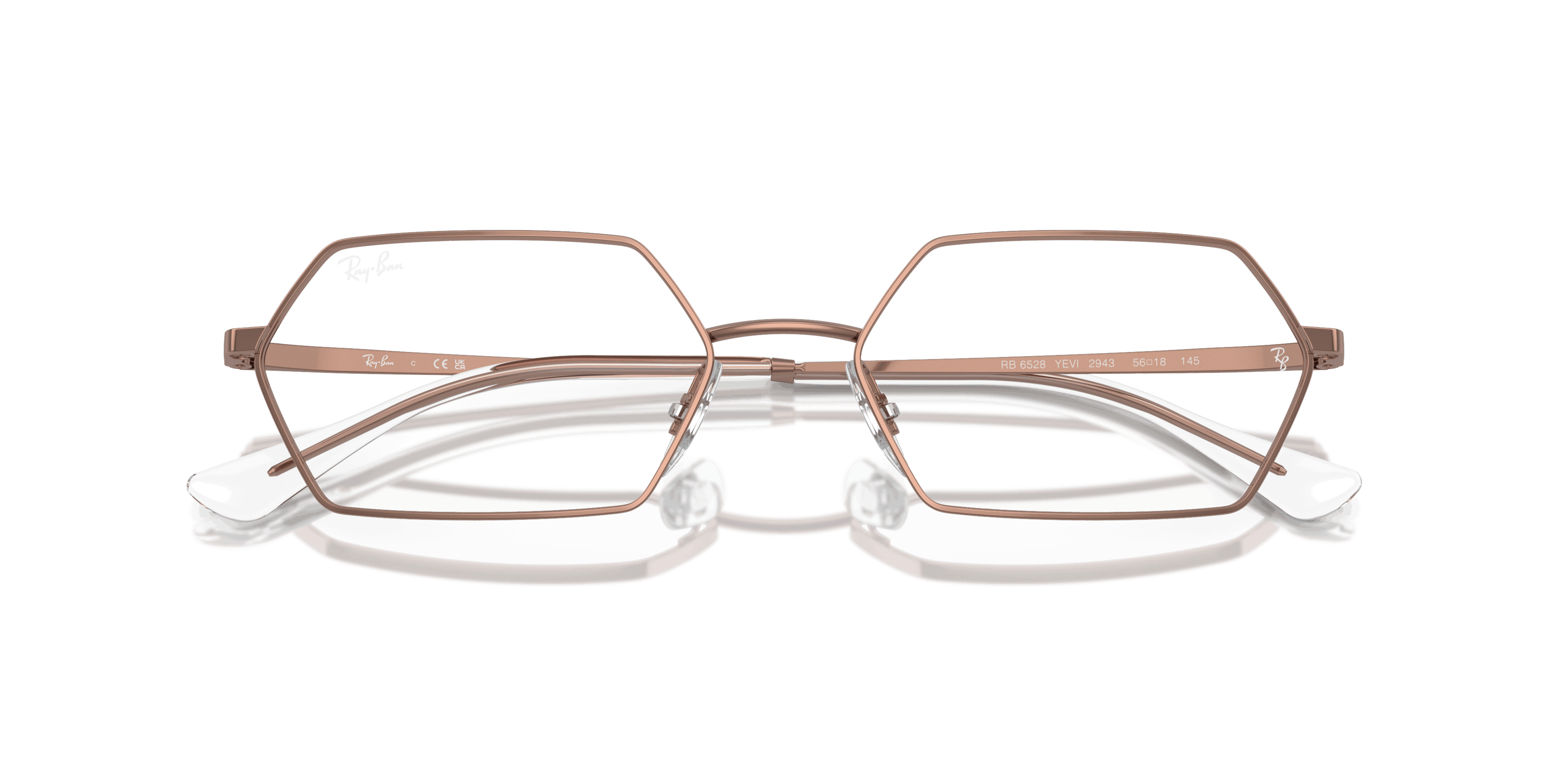 Folded, Ray-Ban Yevi 0RX6528 2943 Briller