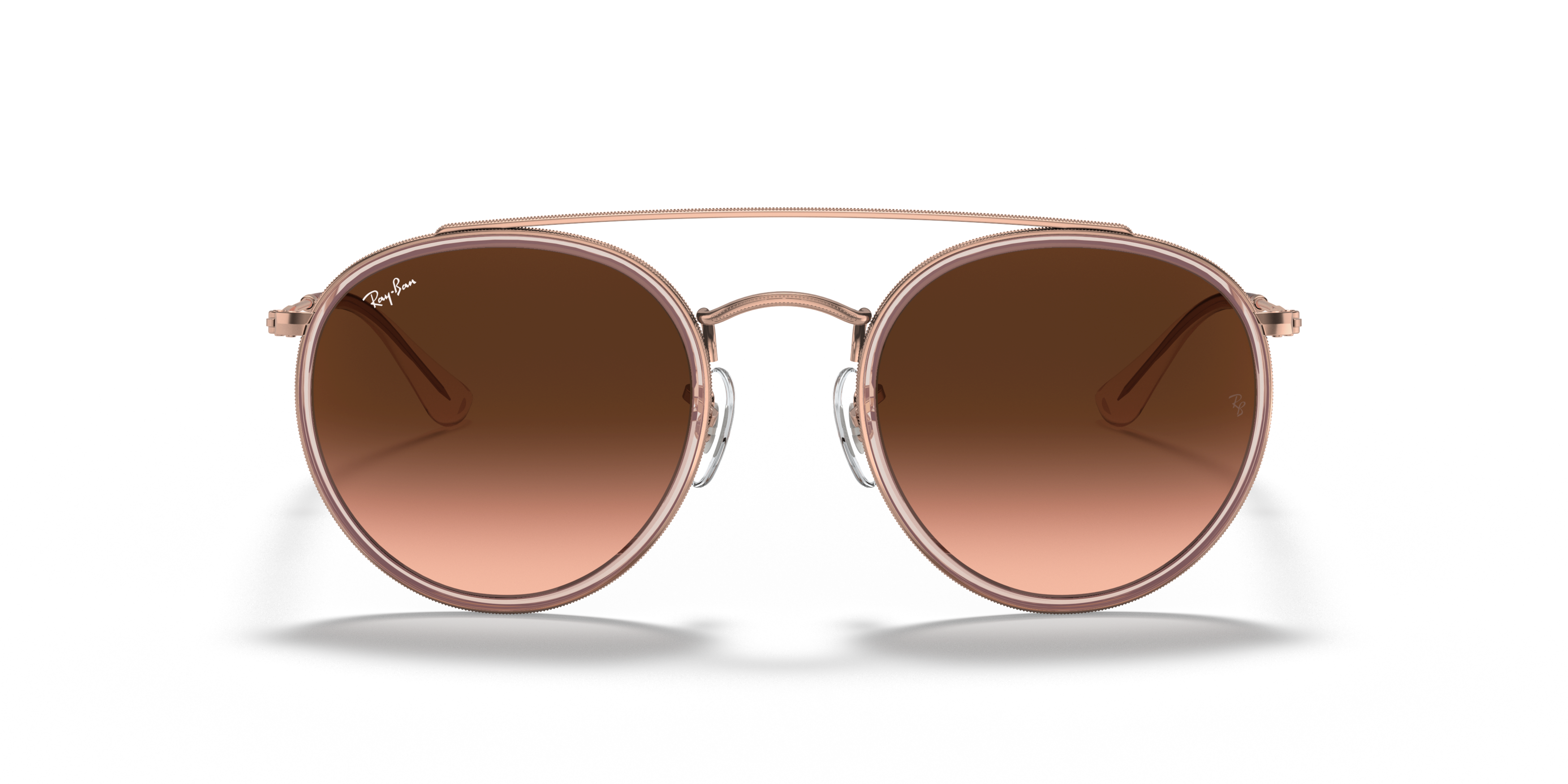 Front Ray-Ban RB 3647N Sunglasses Pink / Gold