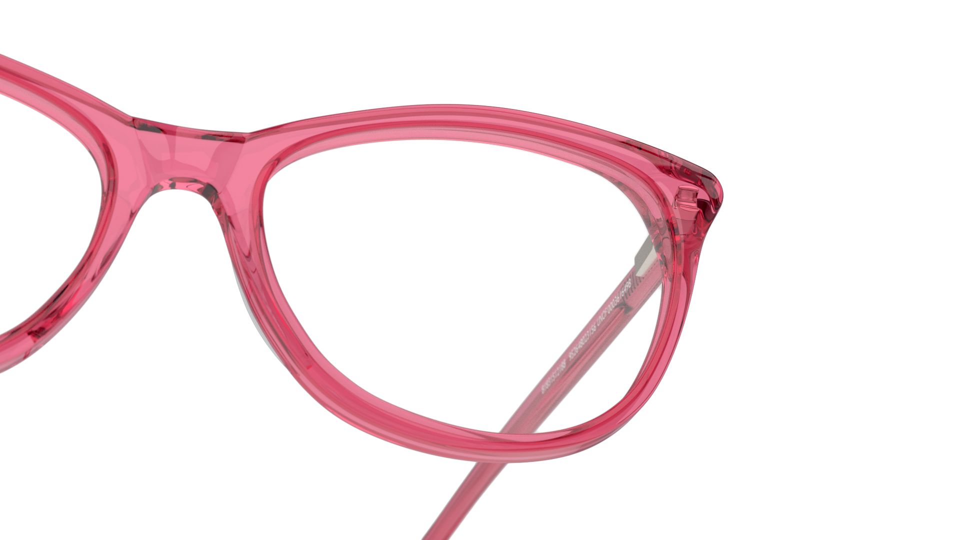 Detail01 Unofficial UNOF0003 Glasses Transparent / Transparent, Pink