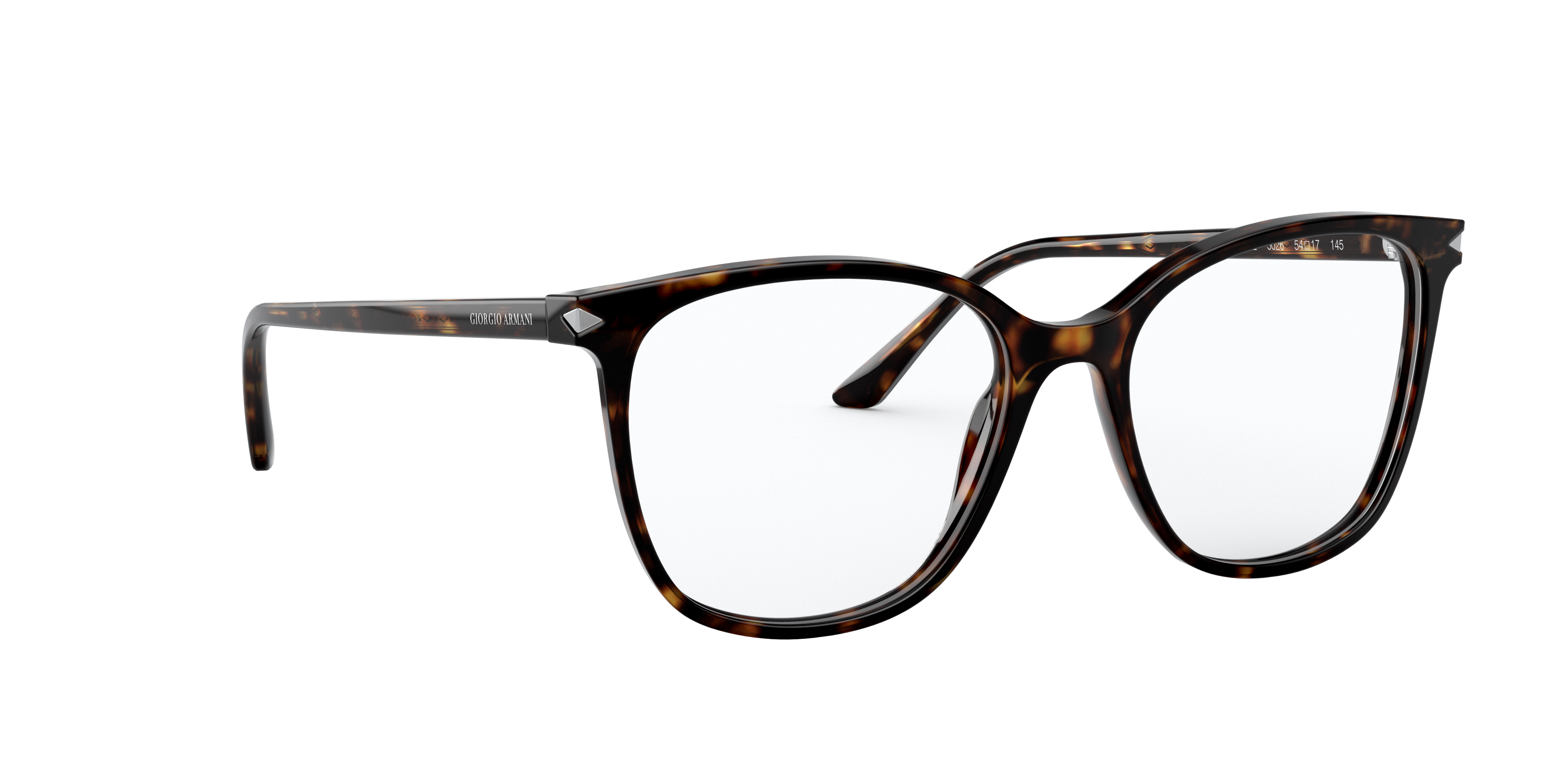 Angle_Right01 Giorgio Armani AR 7192 Glasses Transparent / Brown