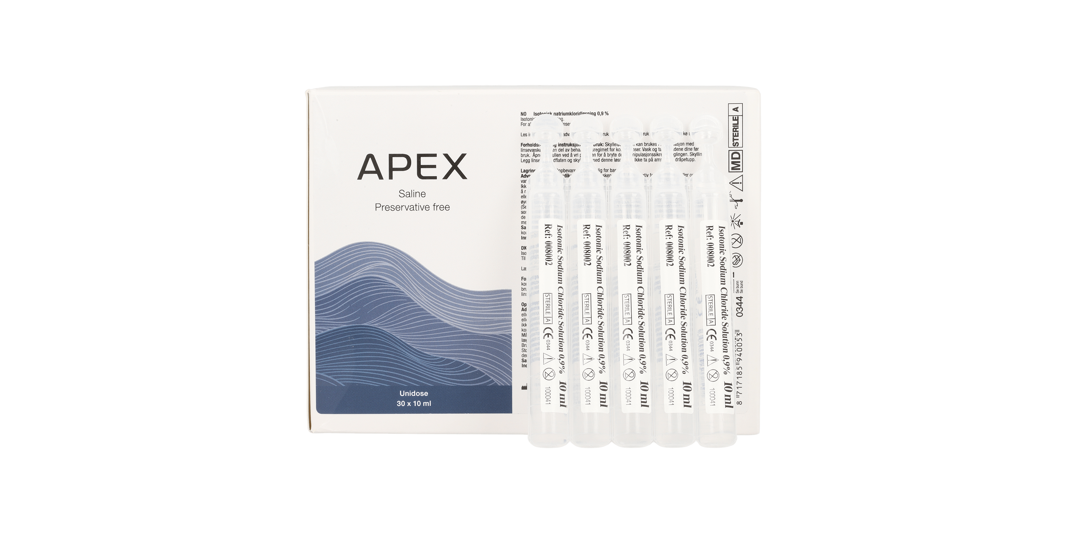 Open_Box APEX APEX Saline Saltvandsampuller 1stk