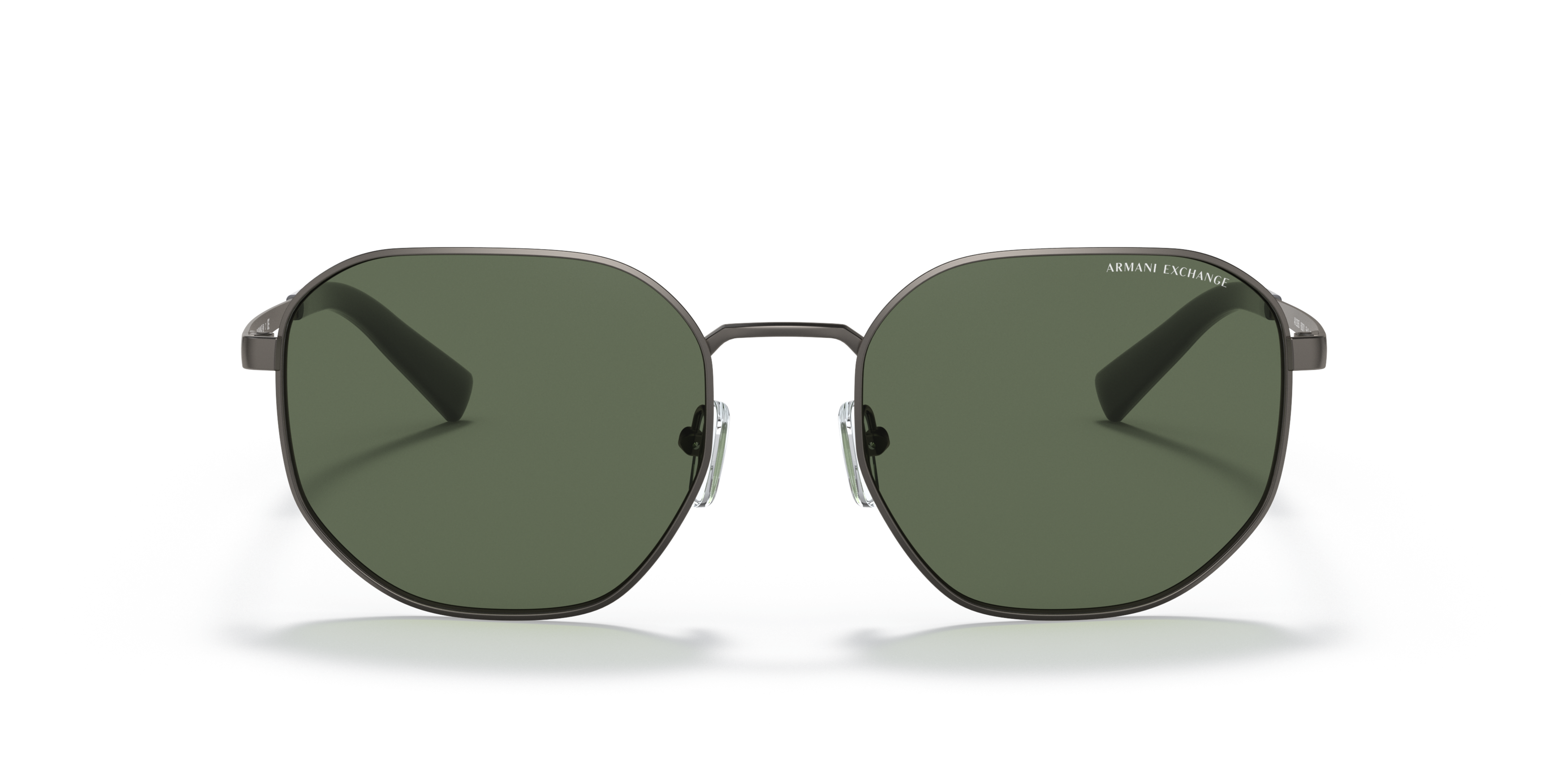 Front Armani Exchange AX 2036S Sunglasses Green / Grey