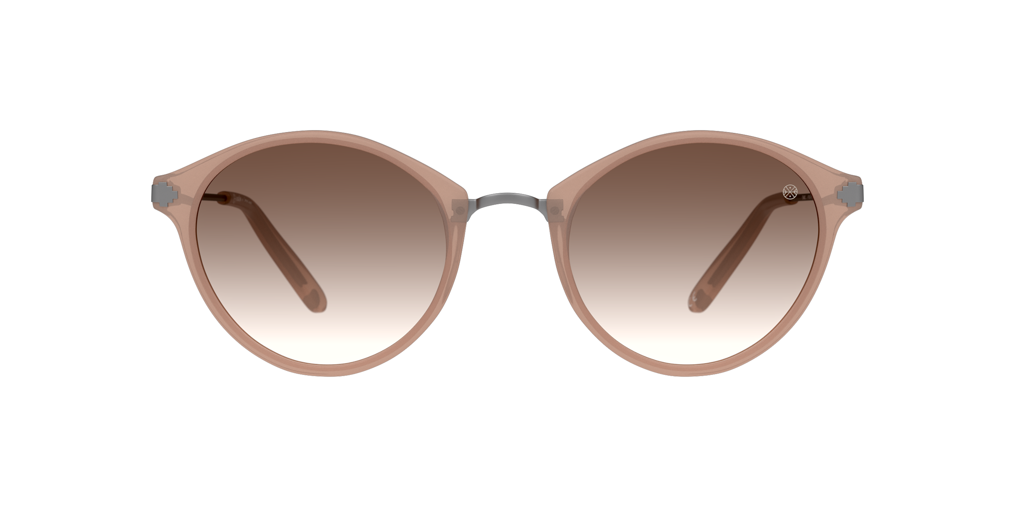 Front Karun SW FS0081 (Champagne) Sunglasses Brown / Transparent, Pink