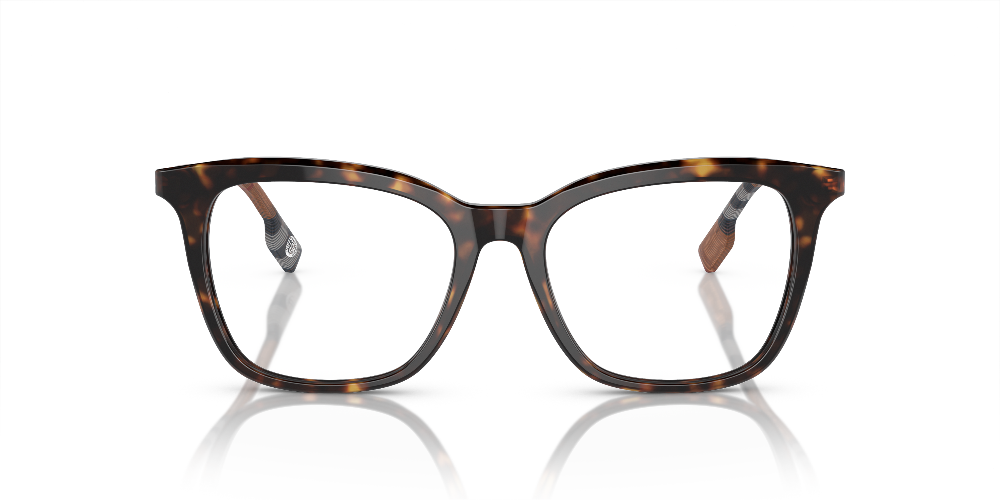 Front Burberry BE 2390 (4017) Glasses Transparent / Havana