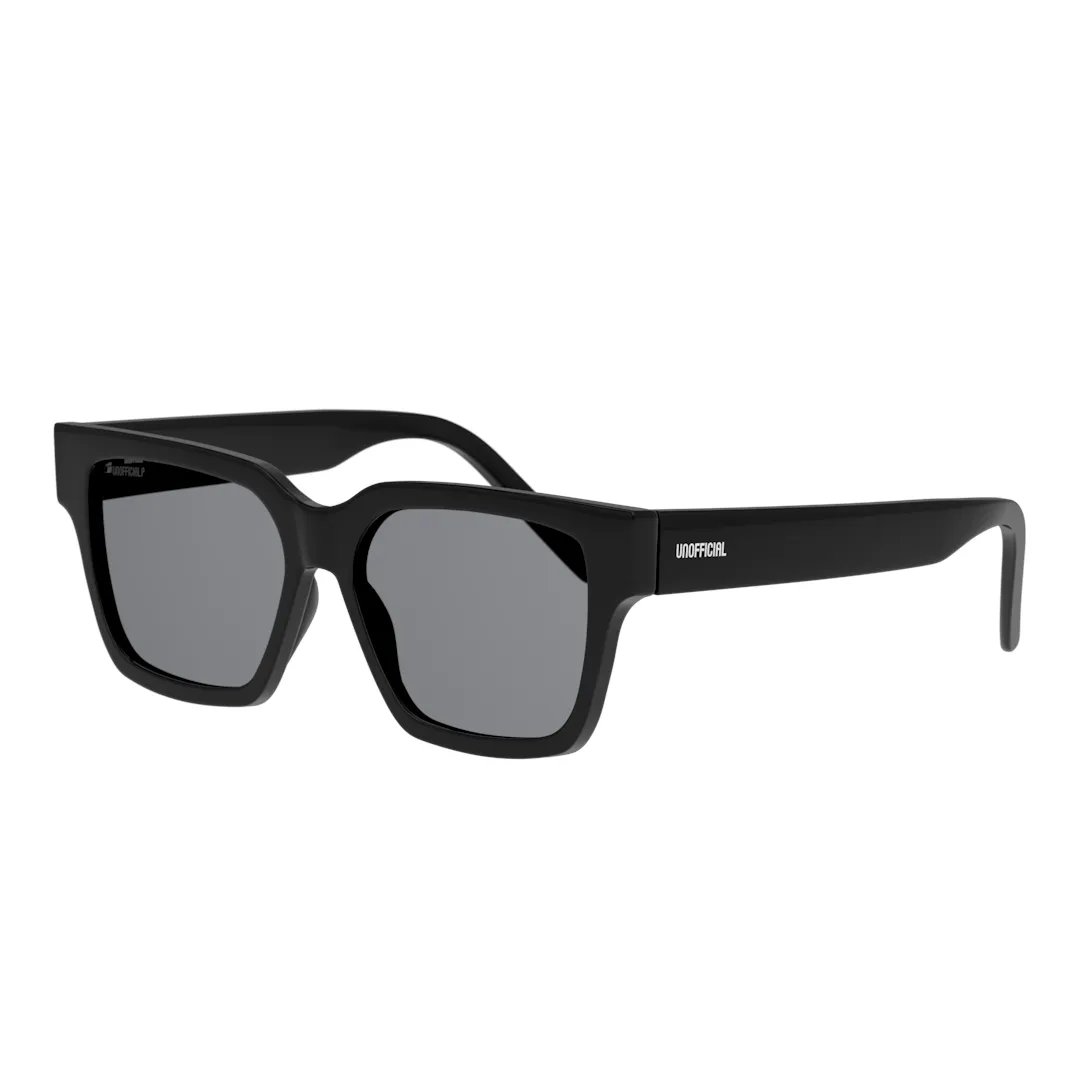 Unofficial UNSM0135P Lunettes de Soleil - Carrée Noir - Verres Polarisés Unofficial UNSM0135P Lunettes de Soleil - Carrée Noir - Verres Polarisés