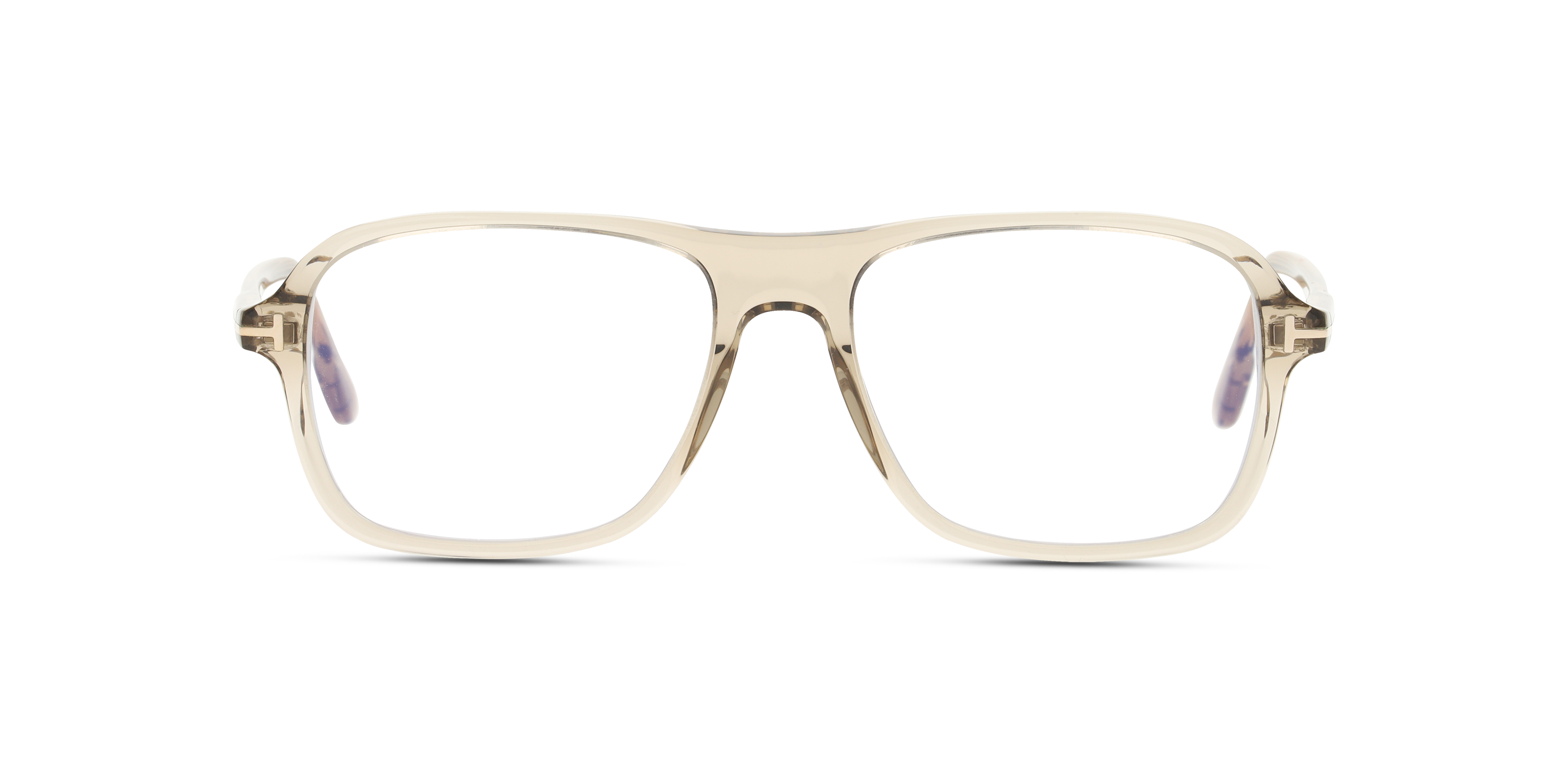 Front Tom Ford FT 5806-B Glasses Transparent / Brown
