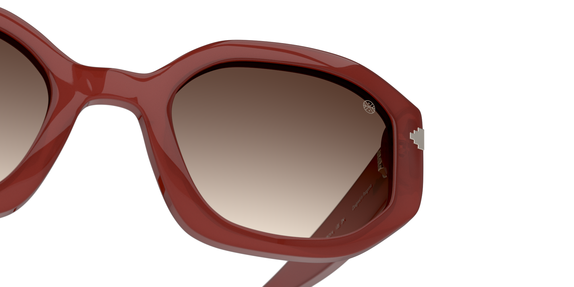 Detail01 Karun SW FS0184 (18-1443-PA) Sunglasses Brown / Red