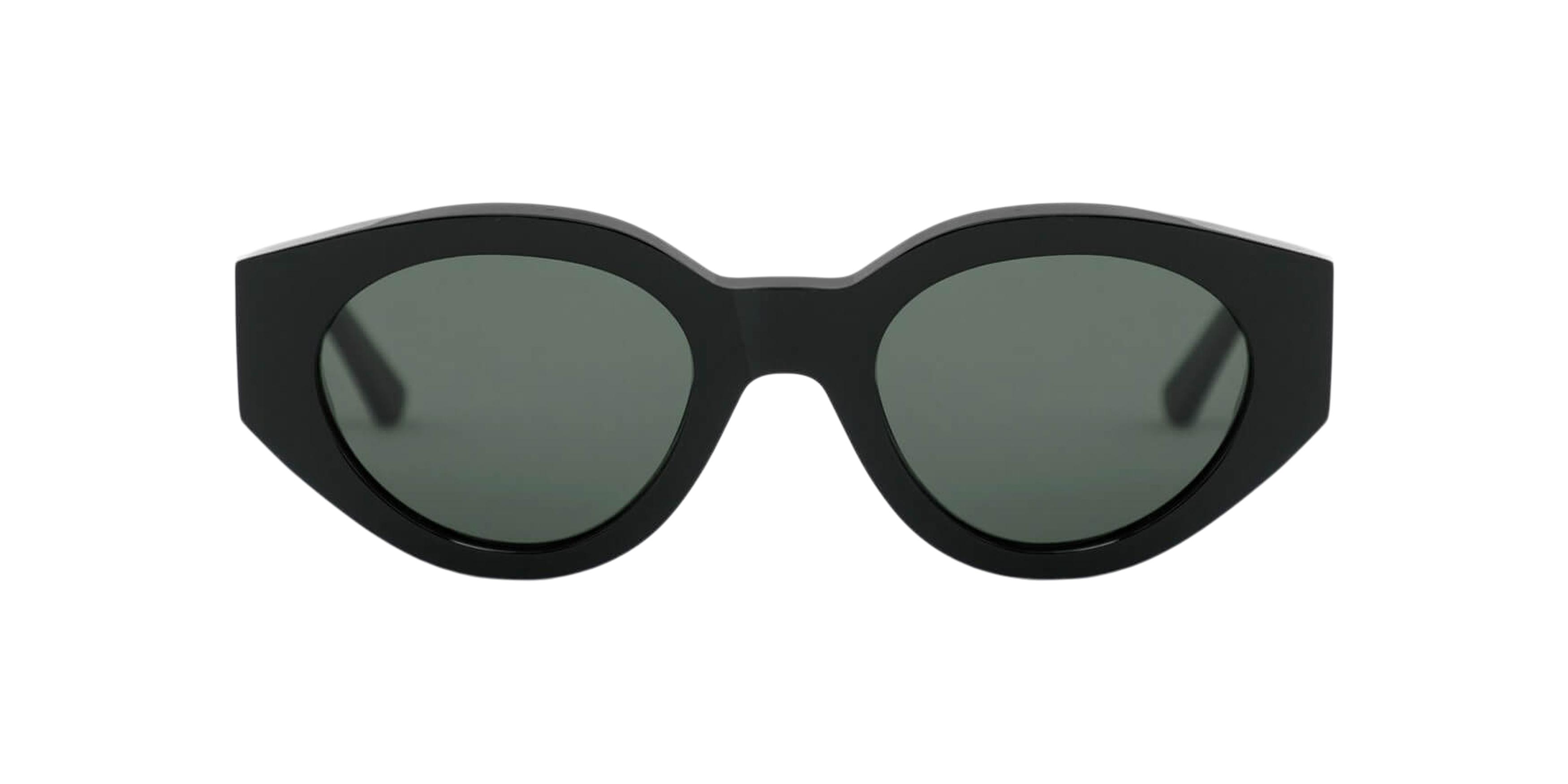 Front Monokel Polly (BLK) Sunglasses Grey / Black