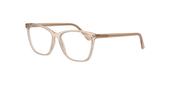 Tom Ford FT 5762-B (045) Glasses Transparent / Transparent, Brown