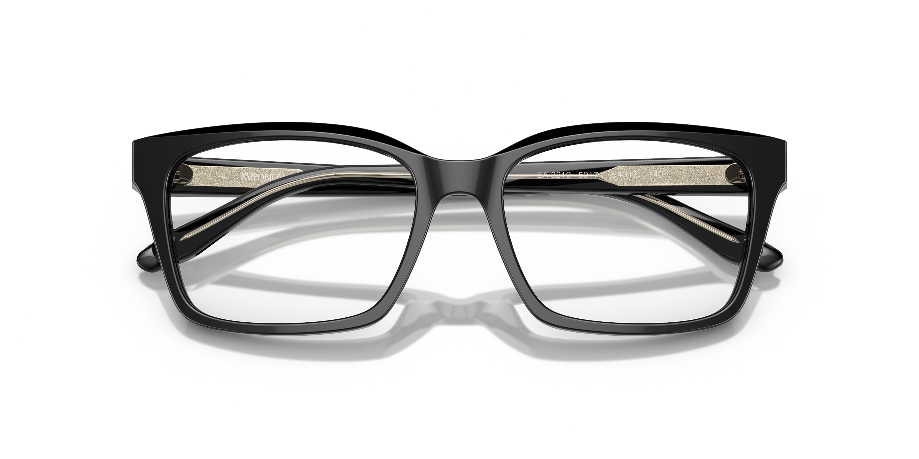 Folded Emporio Armani EA 3219 Glasses Transparent / Black