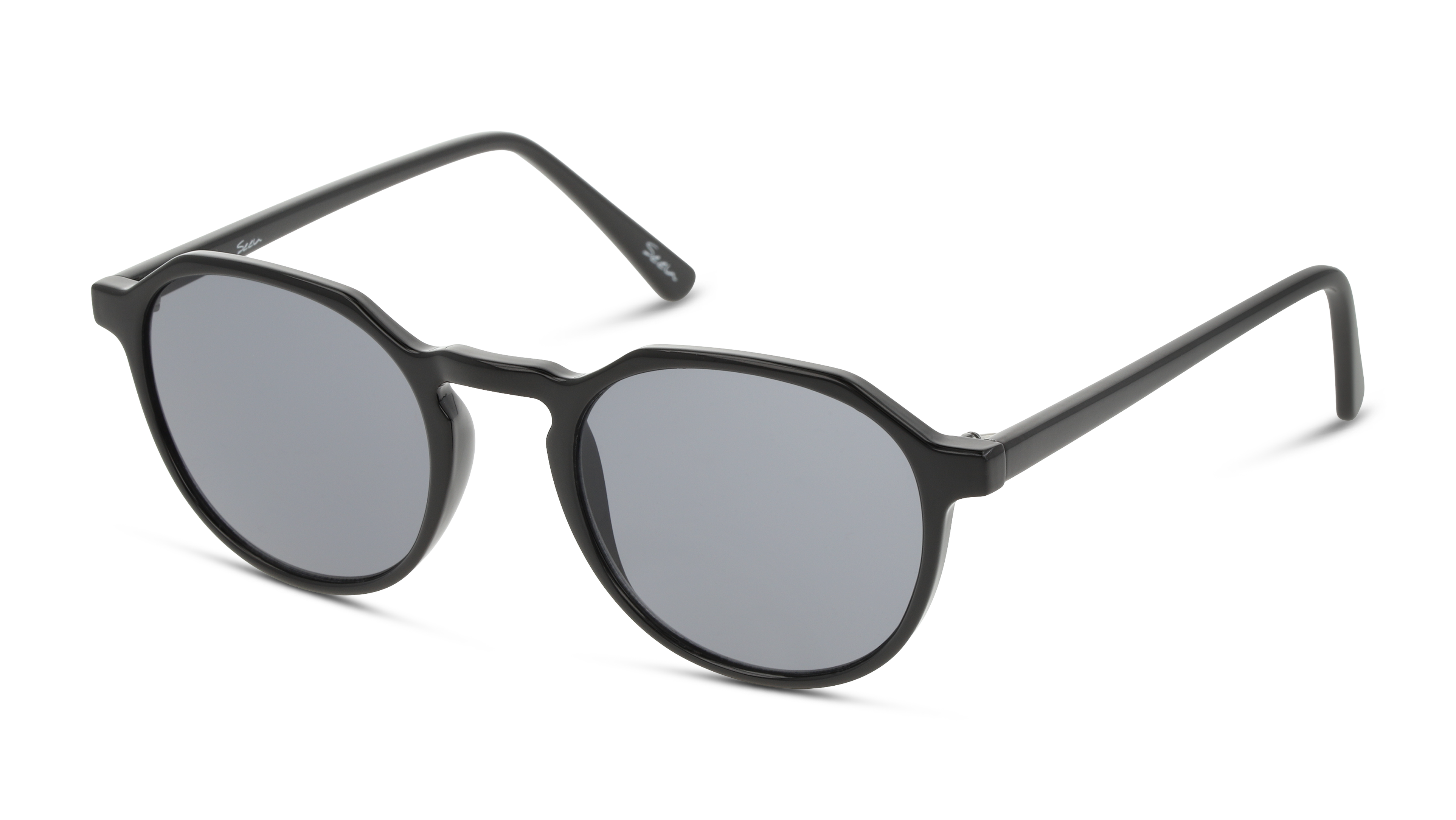 Angle_Left01 Seen SN SU0019 (BBG0) Sunglasses Grey / Black