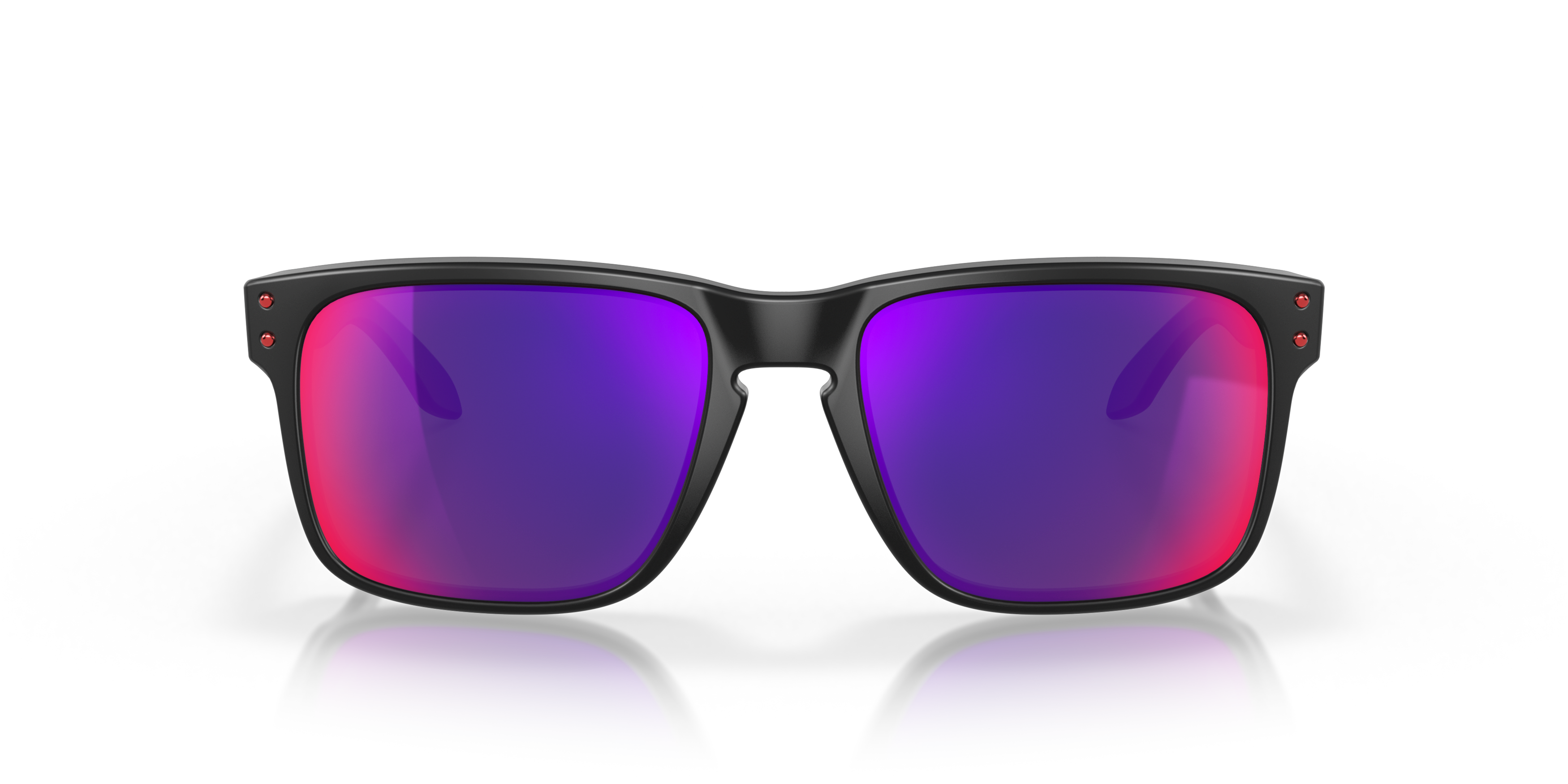 Front Oakley Holbrook OO 9102 Sunglasses Violet / Black