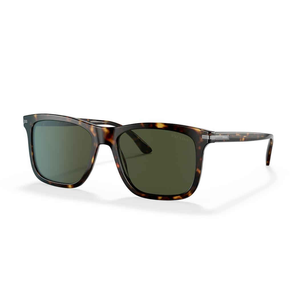 Prada PR 18WS Lunettes de Soleil Homme - Rectangle Ecaille