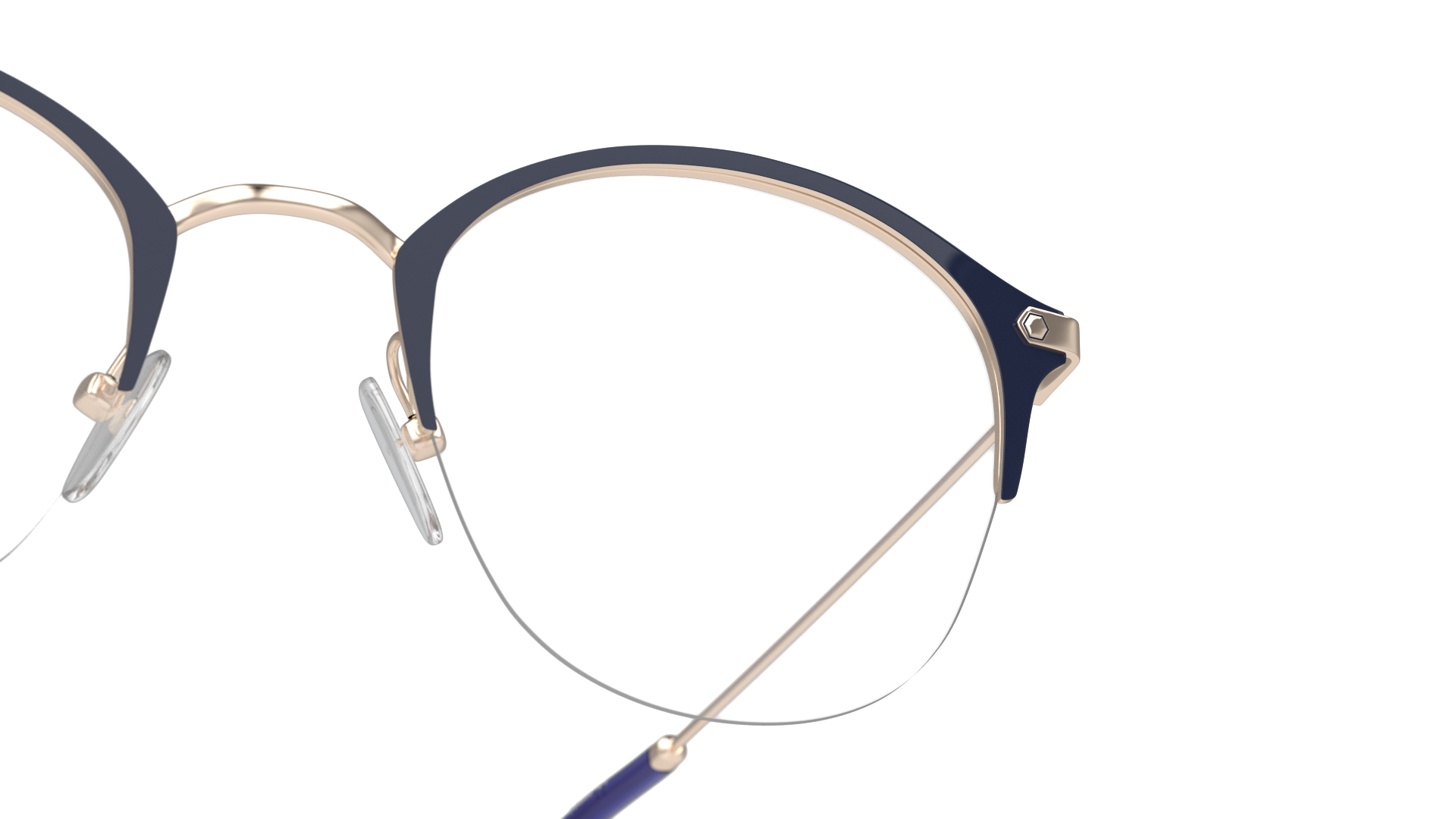 Detail01 Unofficial UNOF0104 (CD00) Glasses Transparent / Blue