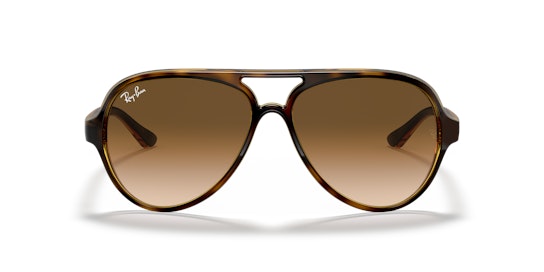 Ray-Ban Cats 5000 RB 4125 (710/51) sunglasses Brown / Tortoise Shell