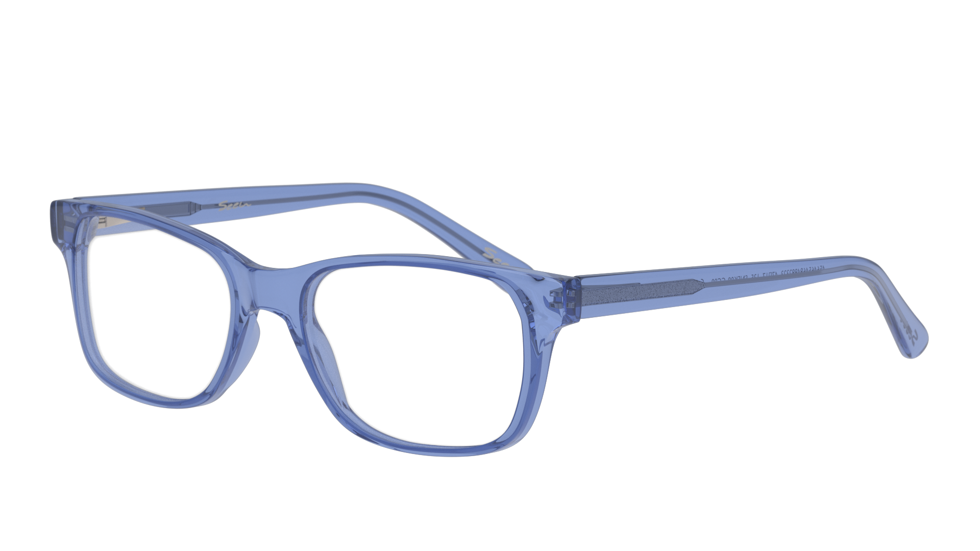 Angle_Left01 Seen SN FK08 Children's Glasses Transparent / Blue