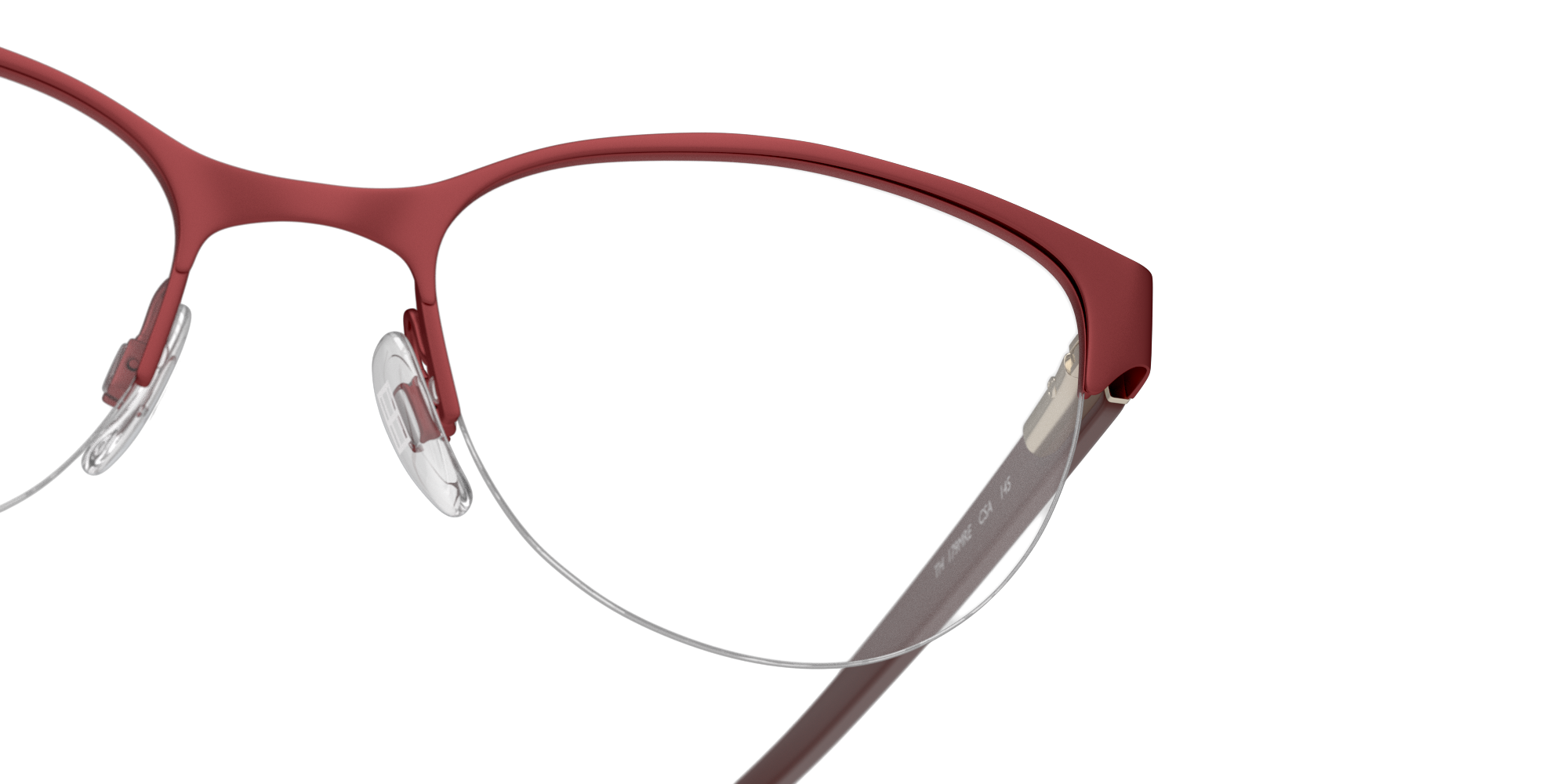Detail01 Tommy Hilfiger TH 1761/RE (C9A) Glasses Transparent / Red