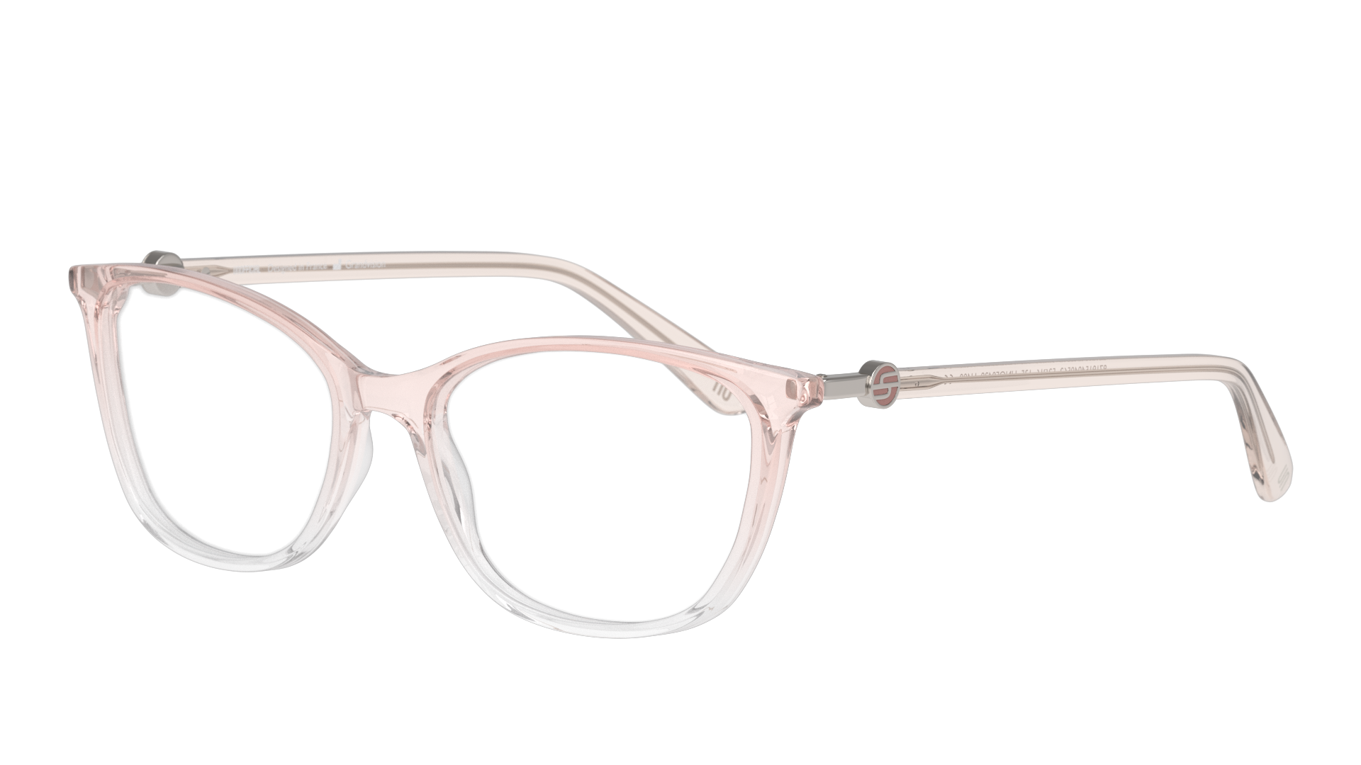Angle_Left01 Unofficial UNOF0429 Glasses Transparent / Transparent, Pink