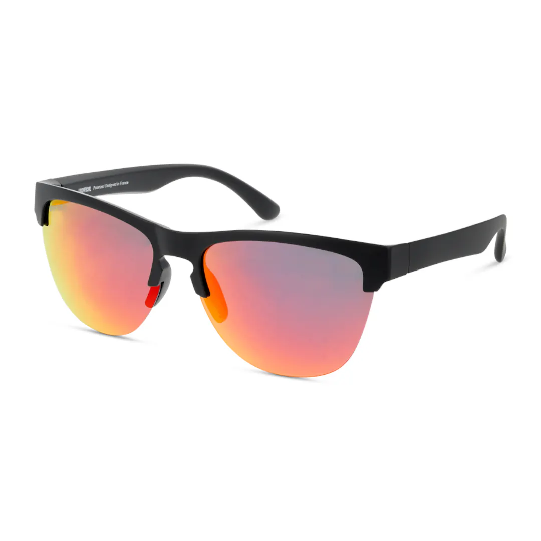 Unofficial UNSM0065P Lunettes de Soleil Homme - Panthos Noir Rouge - Verres Polarisés Unofficial UNSM0065P Lunettes de Soleil Homme - Panthos Noir Rouge - Verres Polarisés