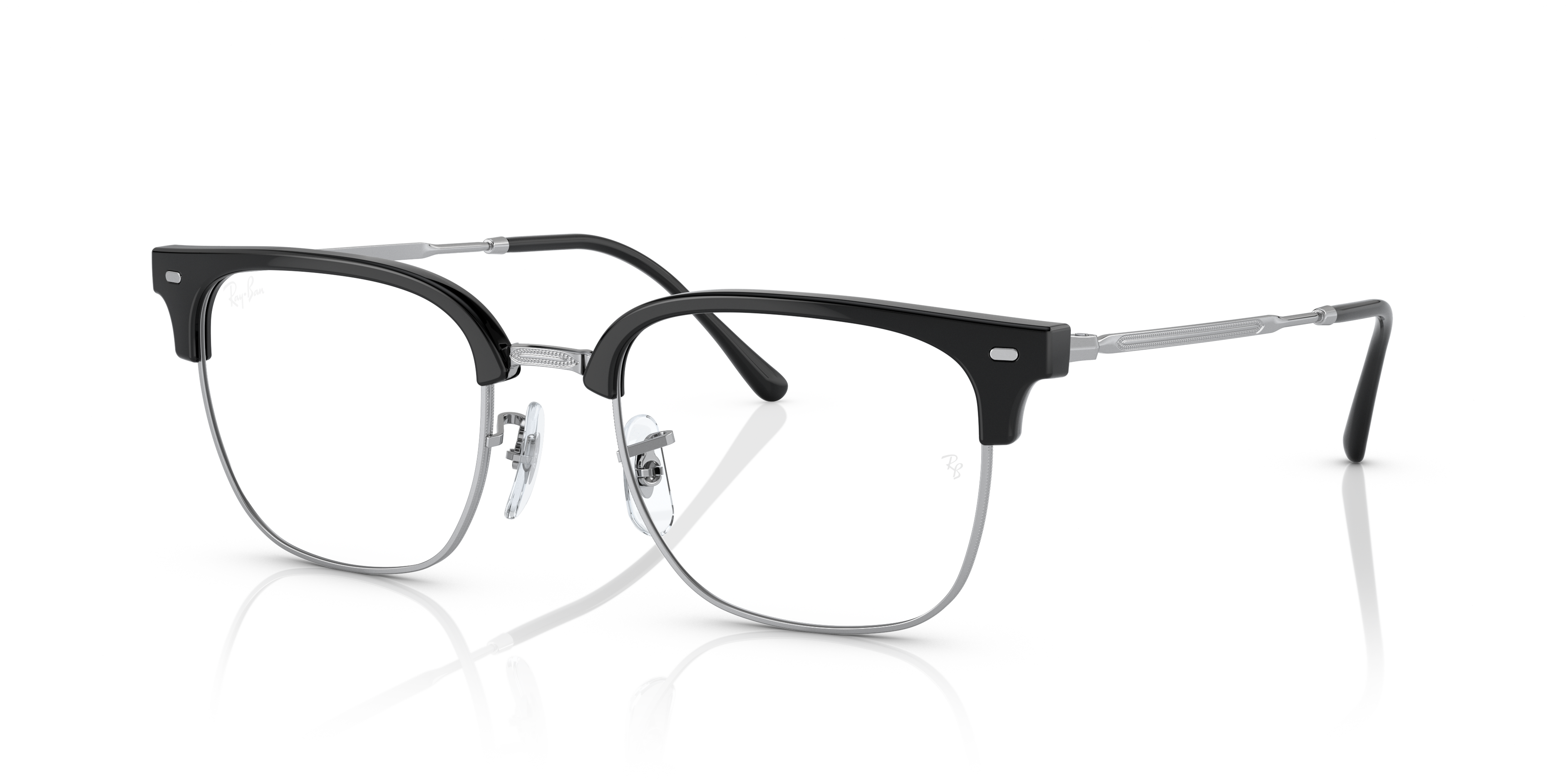 Angle_Left01 Ray-Ban RX 7216 Glasses Transparent / Black