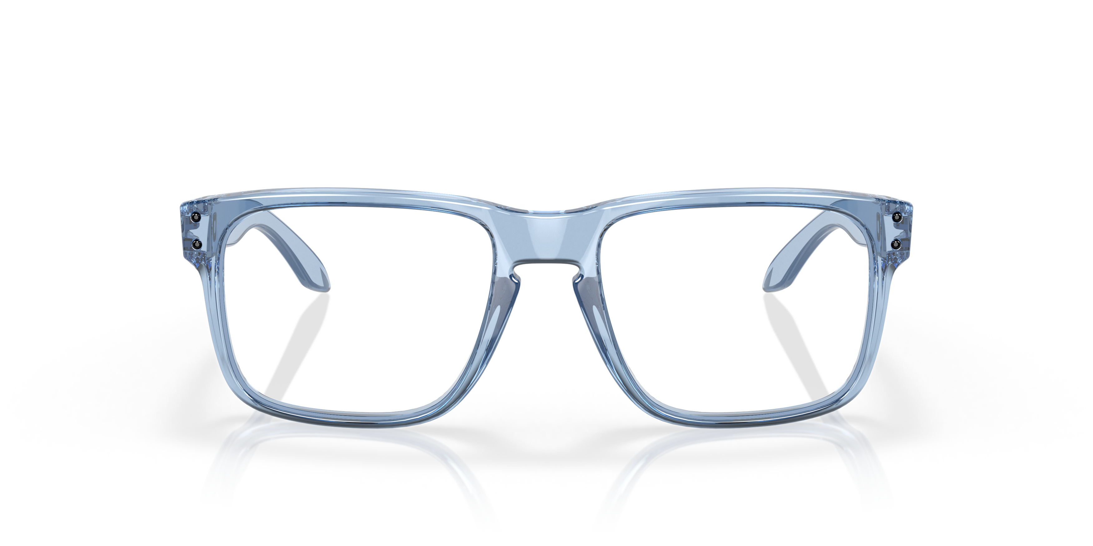 Front Oakley Holbrook Rx OX 8156 Glasses Transparent / Black