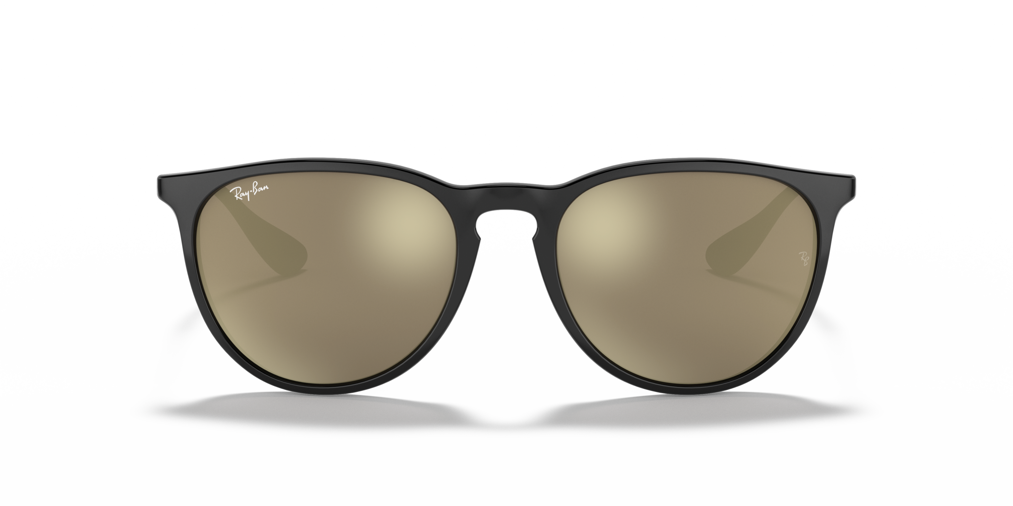 Front Ray-Ban Erika RB 4171 Sunglasses Green / Tortoise Shell