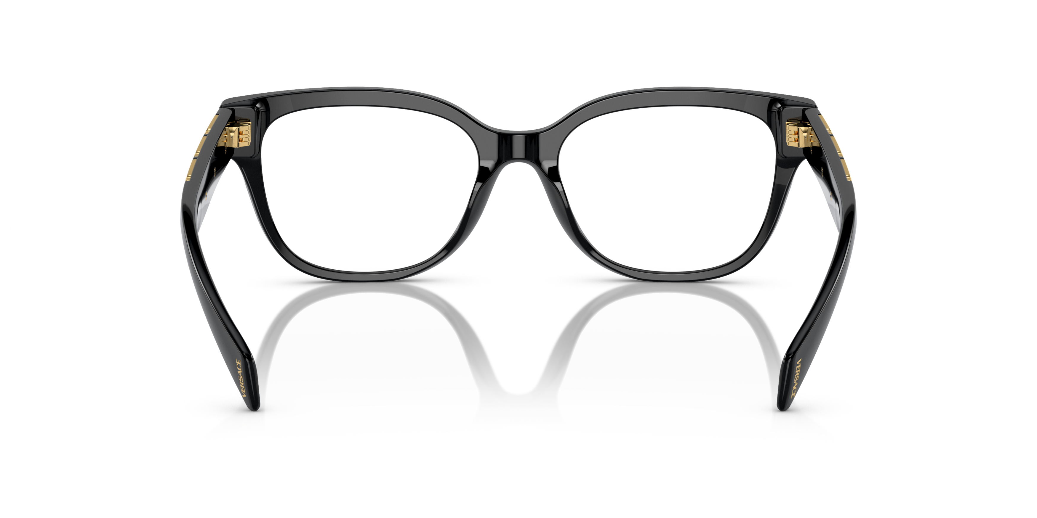 Detail02 Versace VE 3338 Glasses Transparent / Black