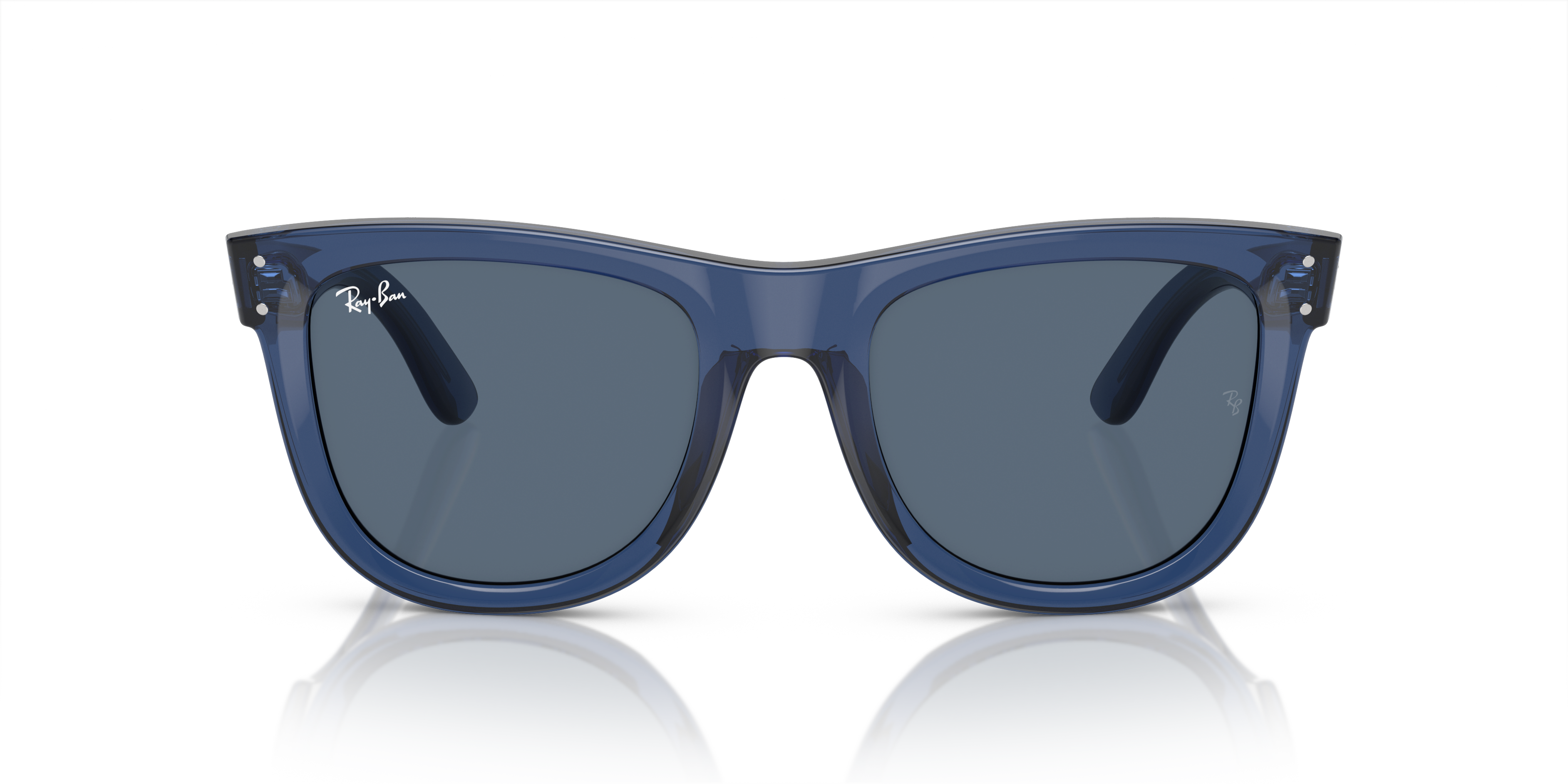 Front Ray-Ban Reverse 0RBR0502S 67083A Azul / Transparente
