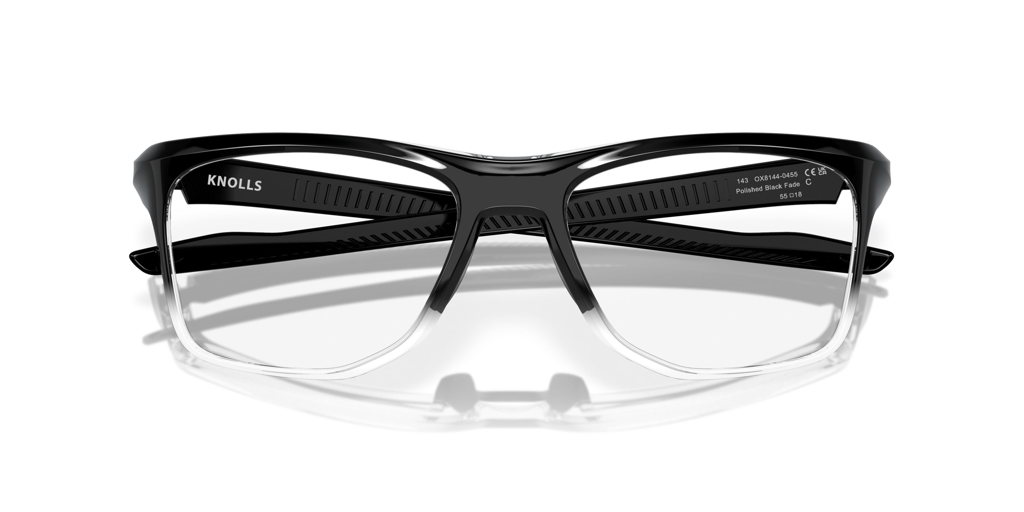 Folded Oakley Knolls OX 8144 Glasses Transparent / Black