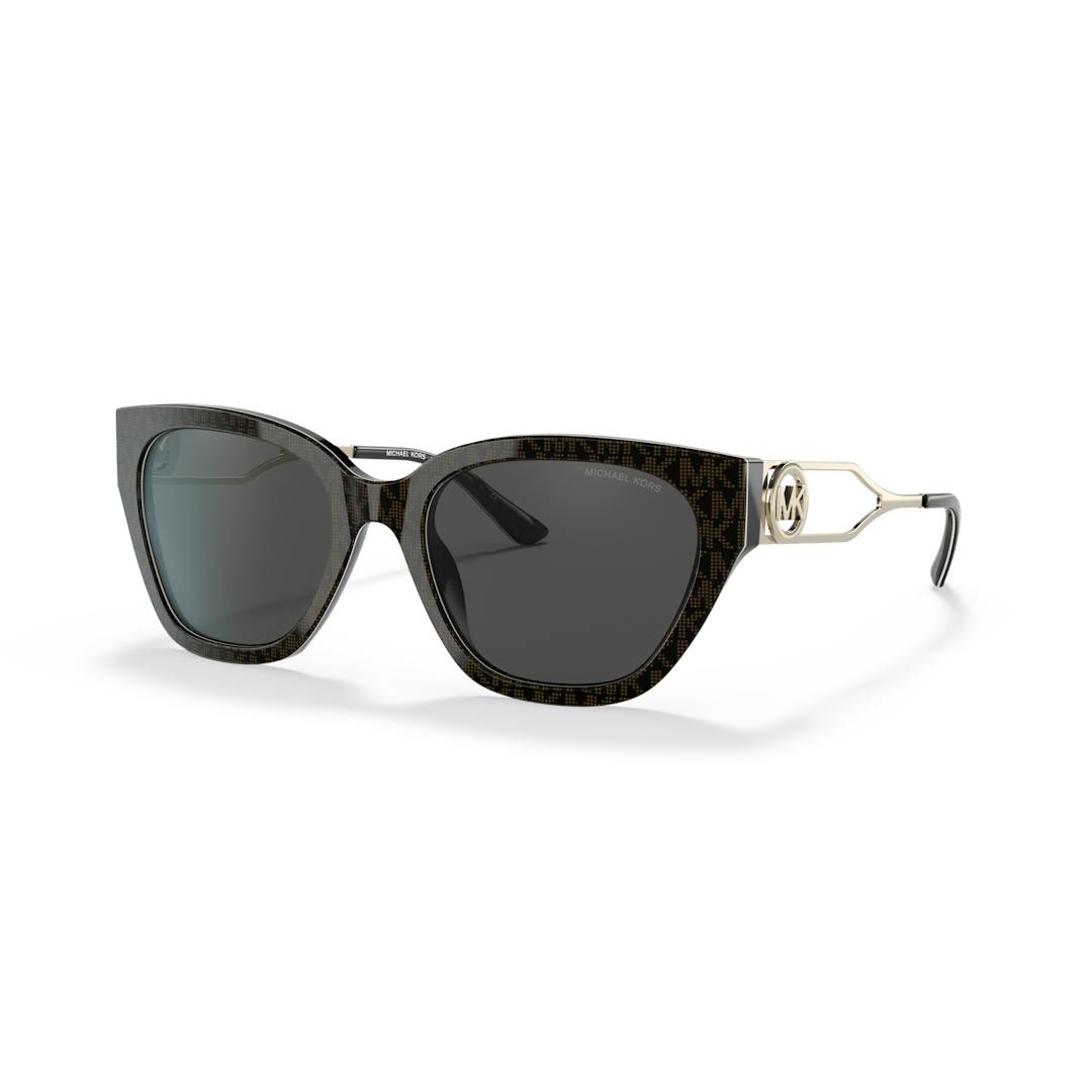 Michael Kors MK2154 Lunettes de Soleil Femme - Carrée Marron - Possibilité de verres correcteurs - A