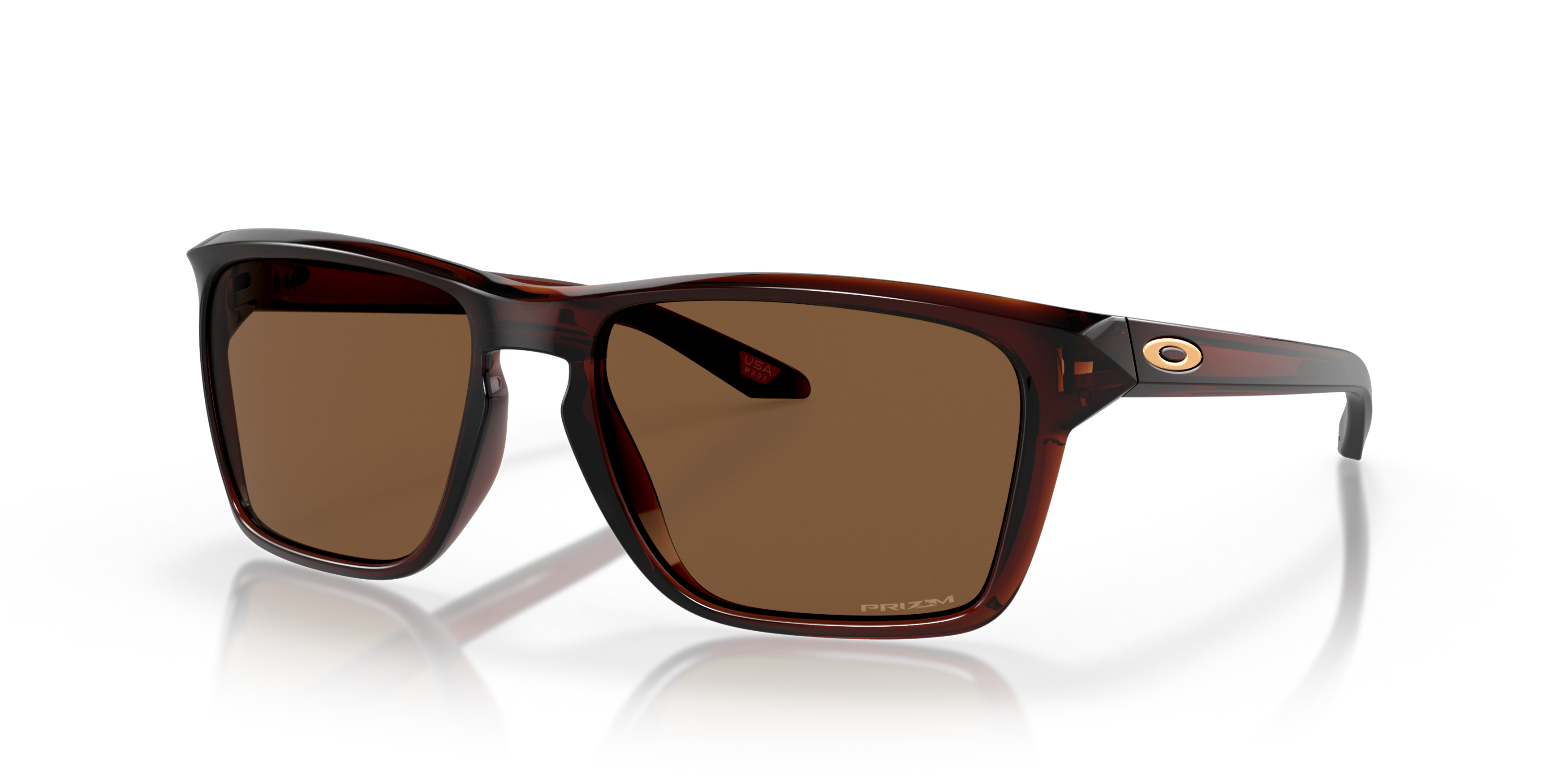 Angle_Left01 Oakley Sylas OO 9448 (944802) Sunglasses Brown / Brown