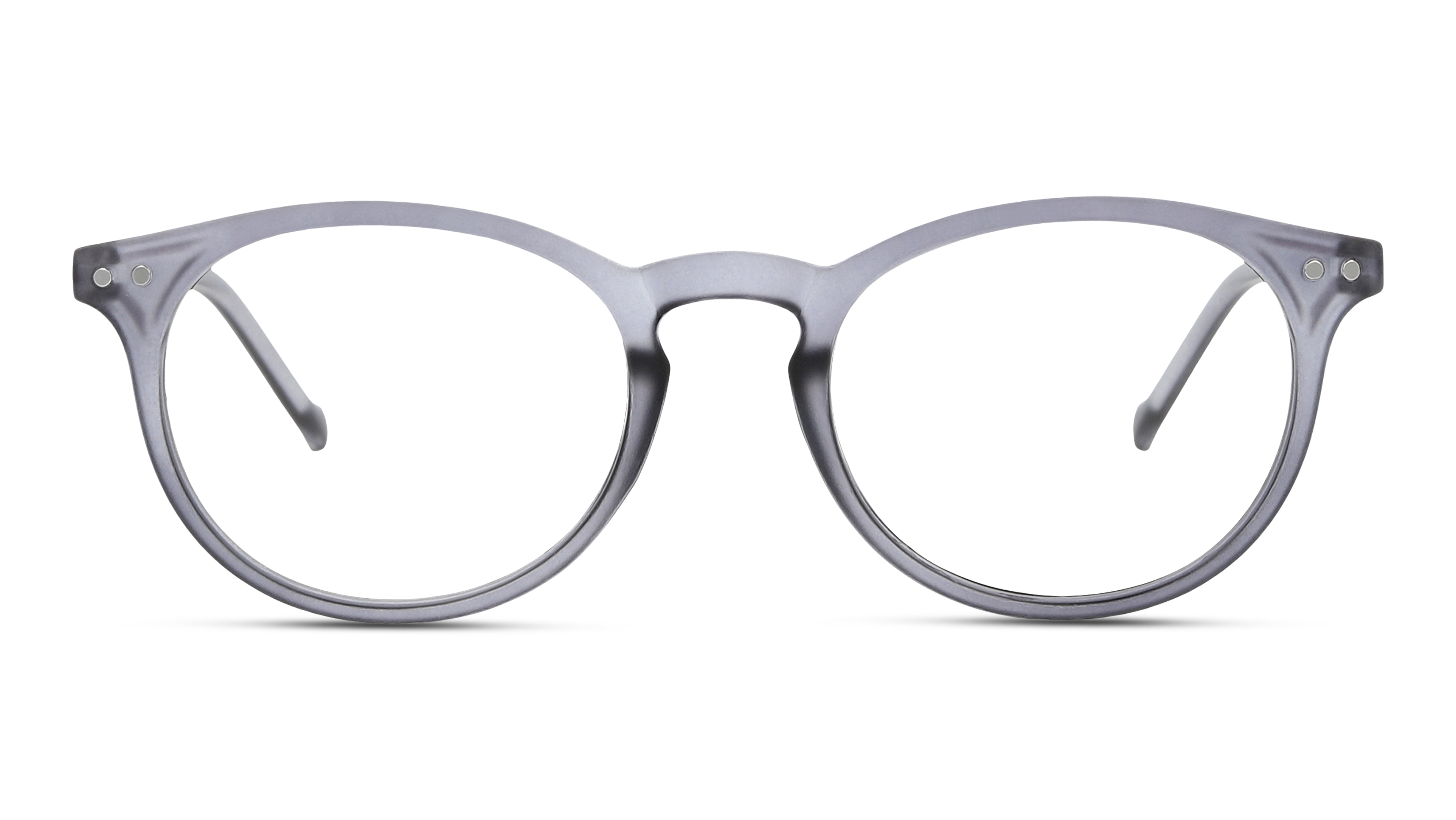 Front Óculos de Leitura RRLU08 GG Cinza e Transparente