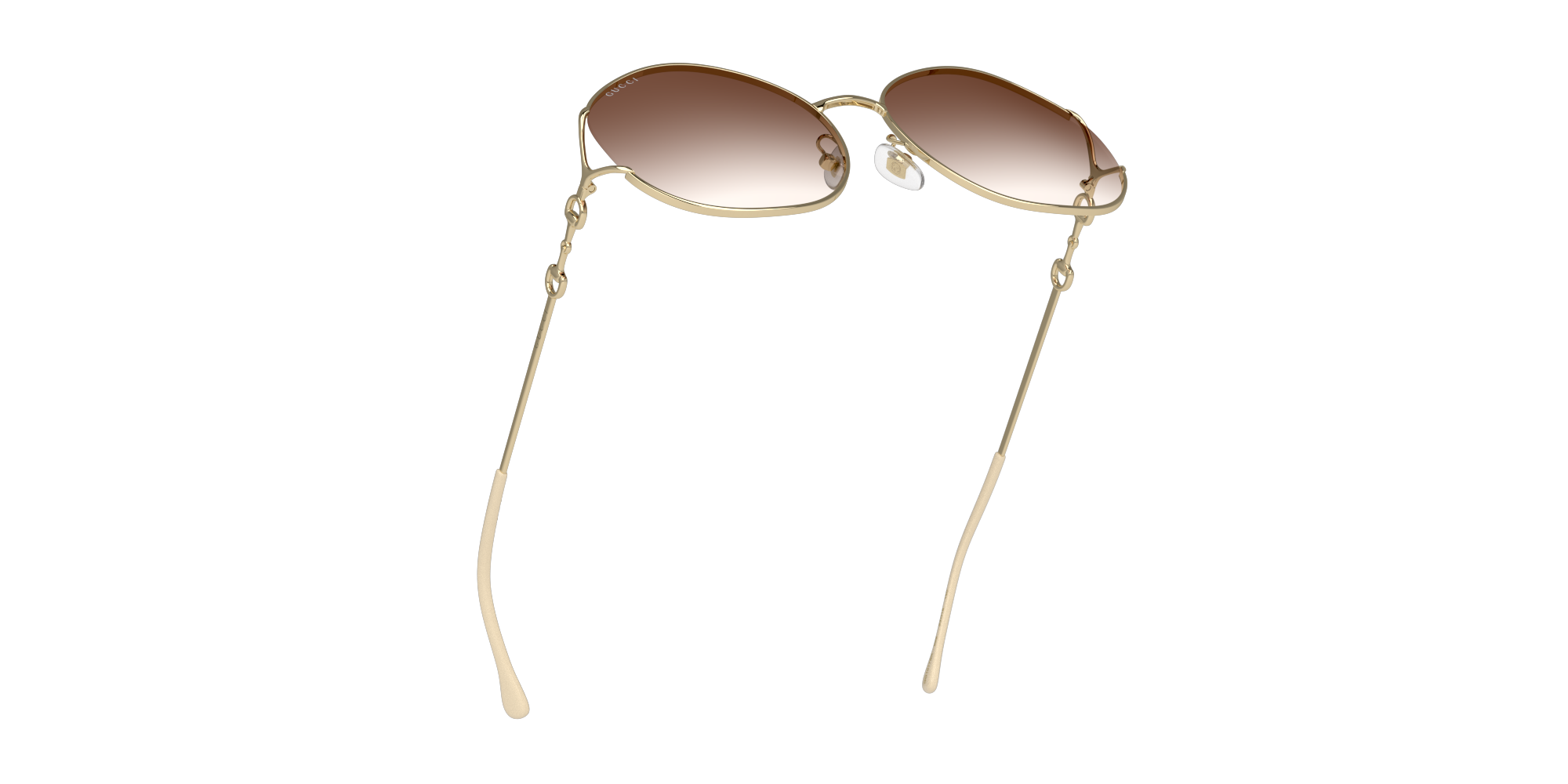 Bottom_Up Gucci GG 1017SK Sunglasses Brown / Gold