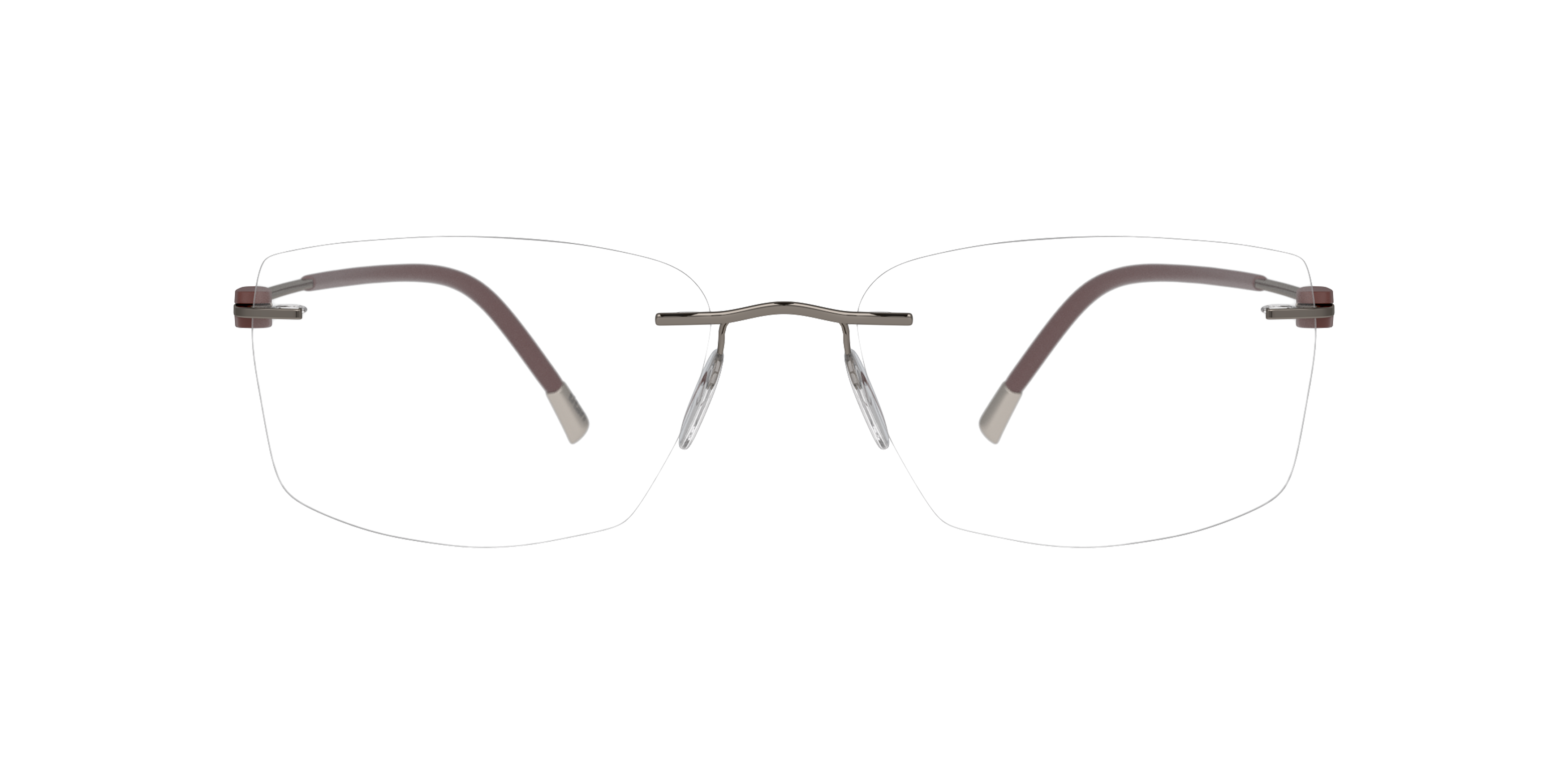 Front Silhouette 5561 (6560) Glasses Transparent / Grey