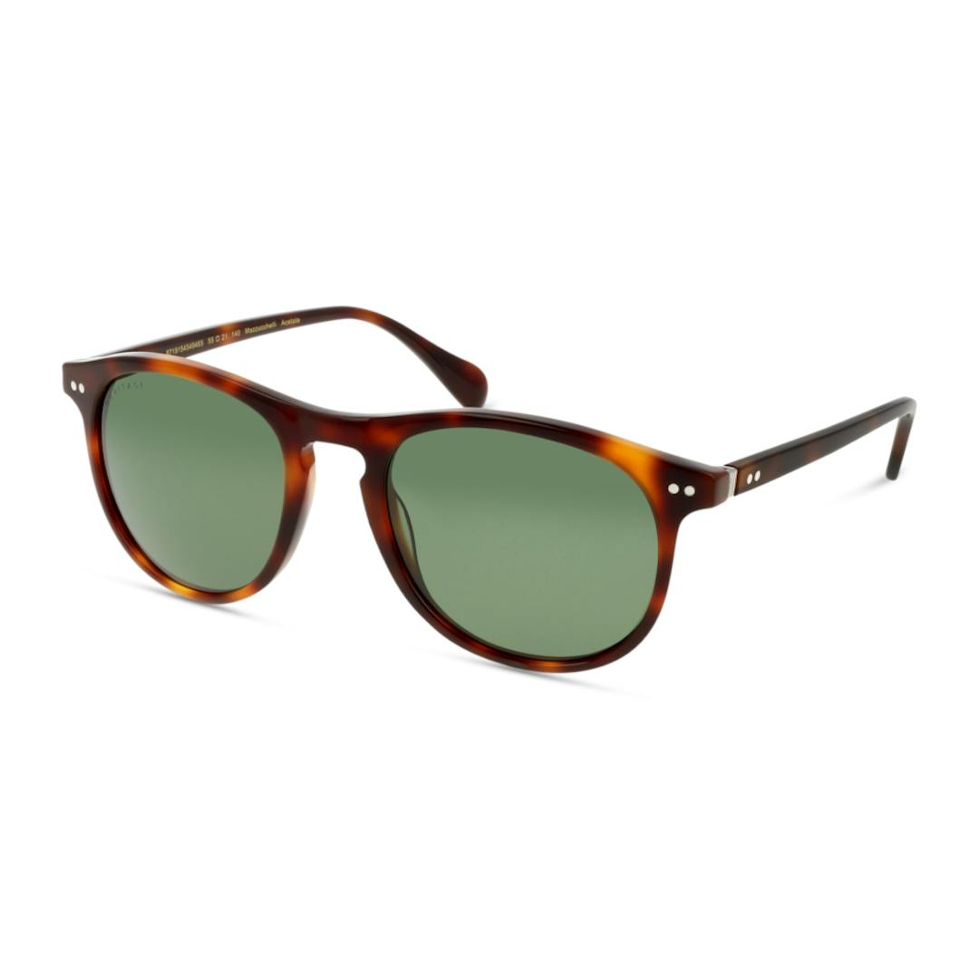 Heritage HSJM00 Lunettes de Soleil Homme - Ovale Marron - Verres Polarisés