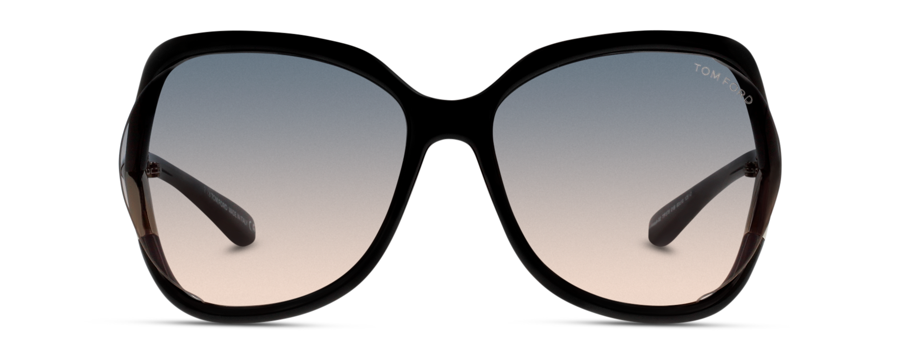 Front Tom Ford Anouk-02 FT 578 Sunglasses Grey / Black
