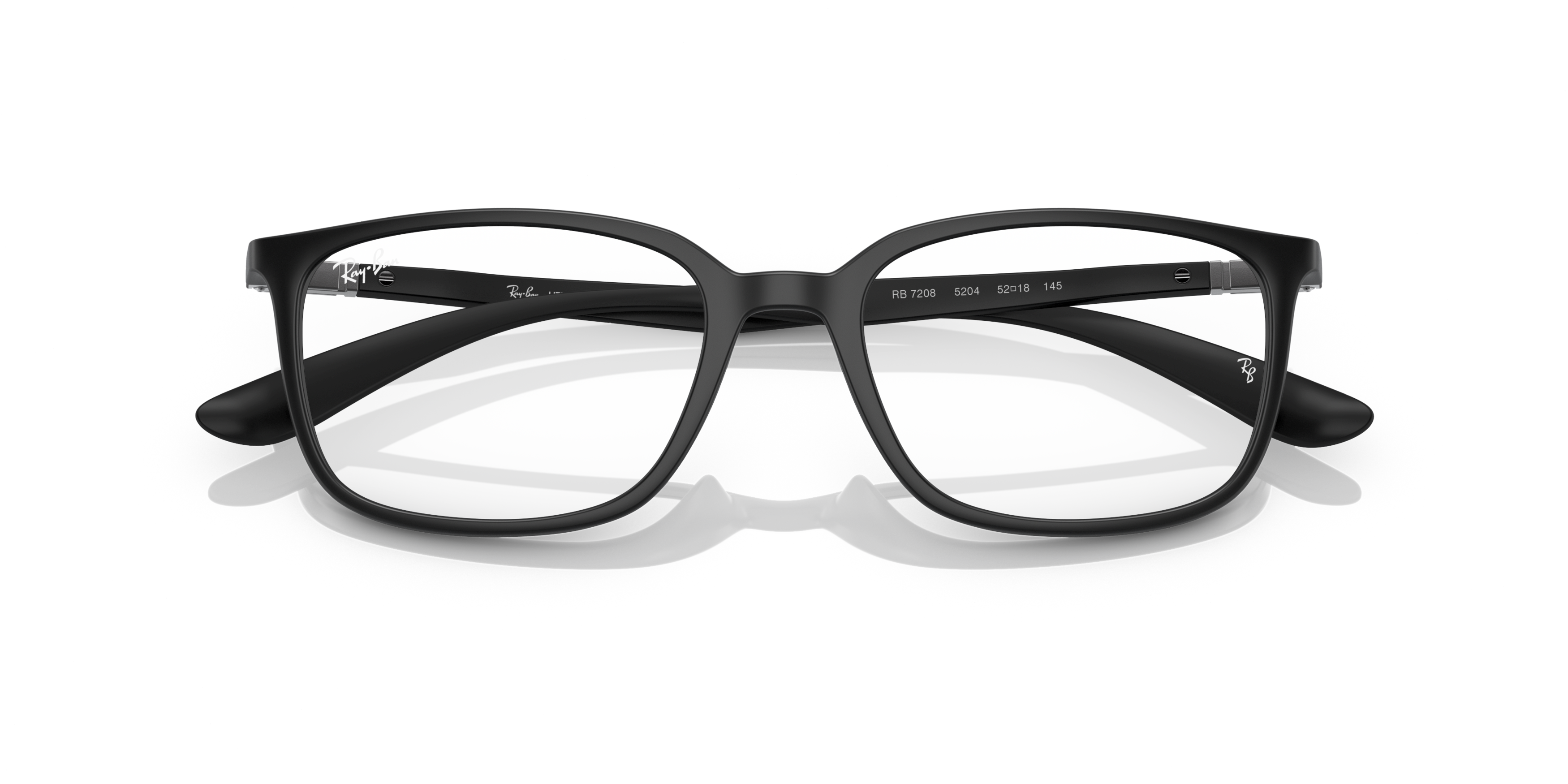 Folded Ray-Ban RX 7208 Glasses Transparent / Black