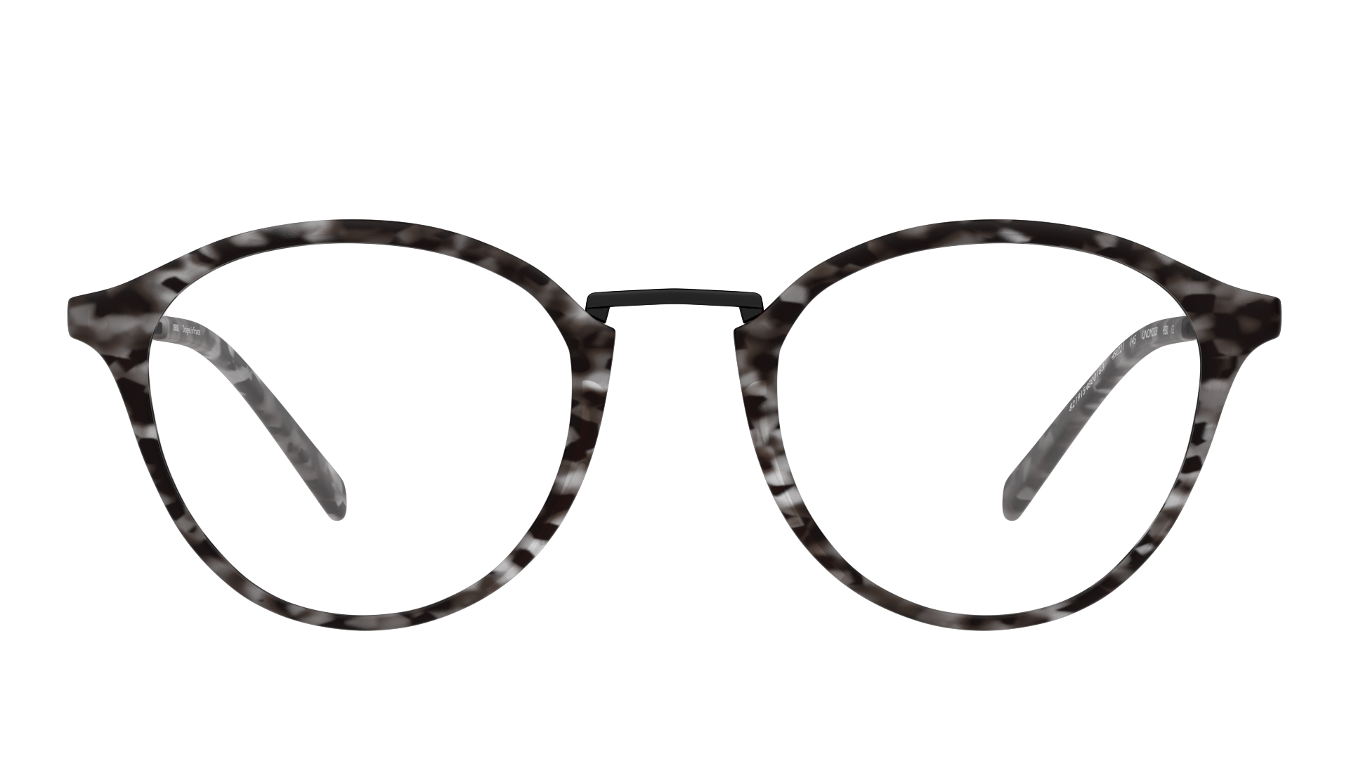 Front Unofficial UNOM0203 (HB00) Glasses Transparent / Grey