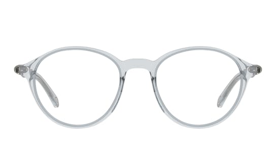 Mens round sales clear lens glasses