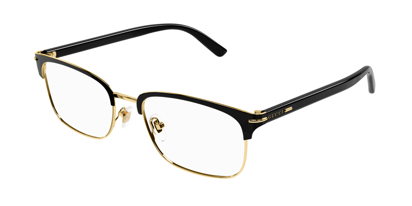 Angle_Left01 Gucci GG1448O Glasses Transparent / Gold