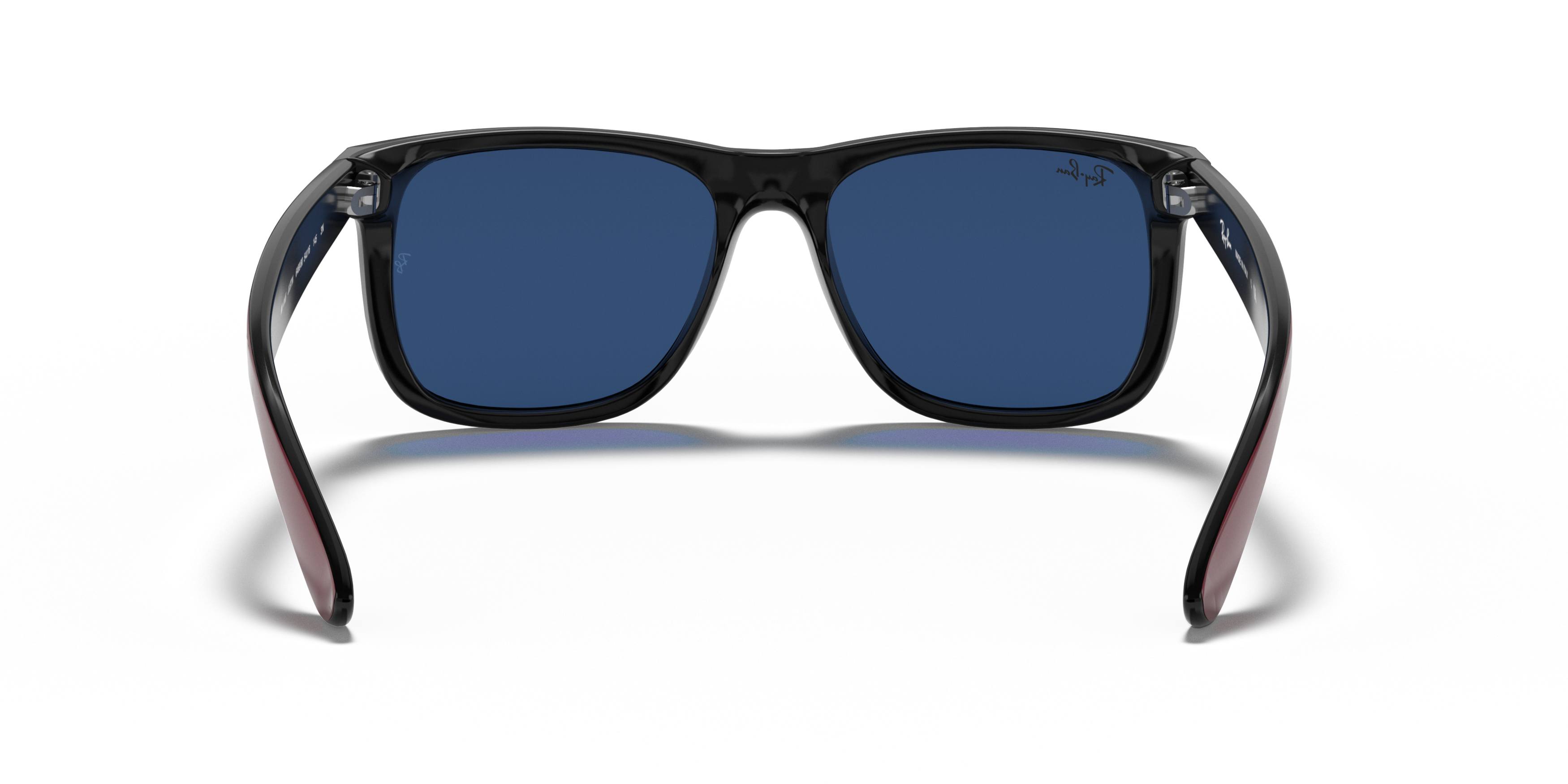 Detail02 Ray-Ban Justin RB4165 646980 Blauw / Rood