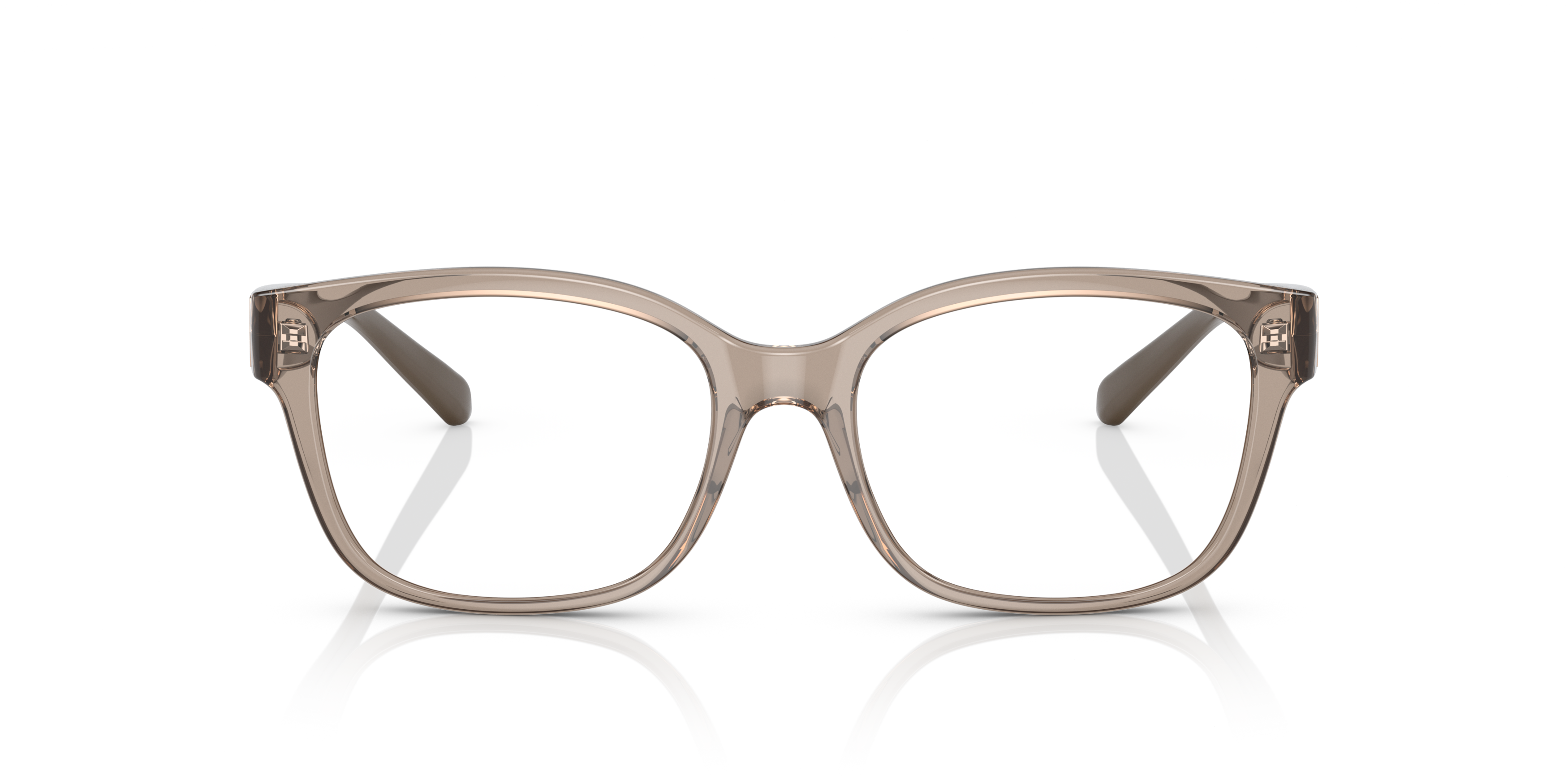 Front Armani Exchange AX 3098 (8240) Glasses Transparent / Transparent, Brown