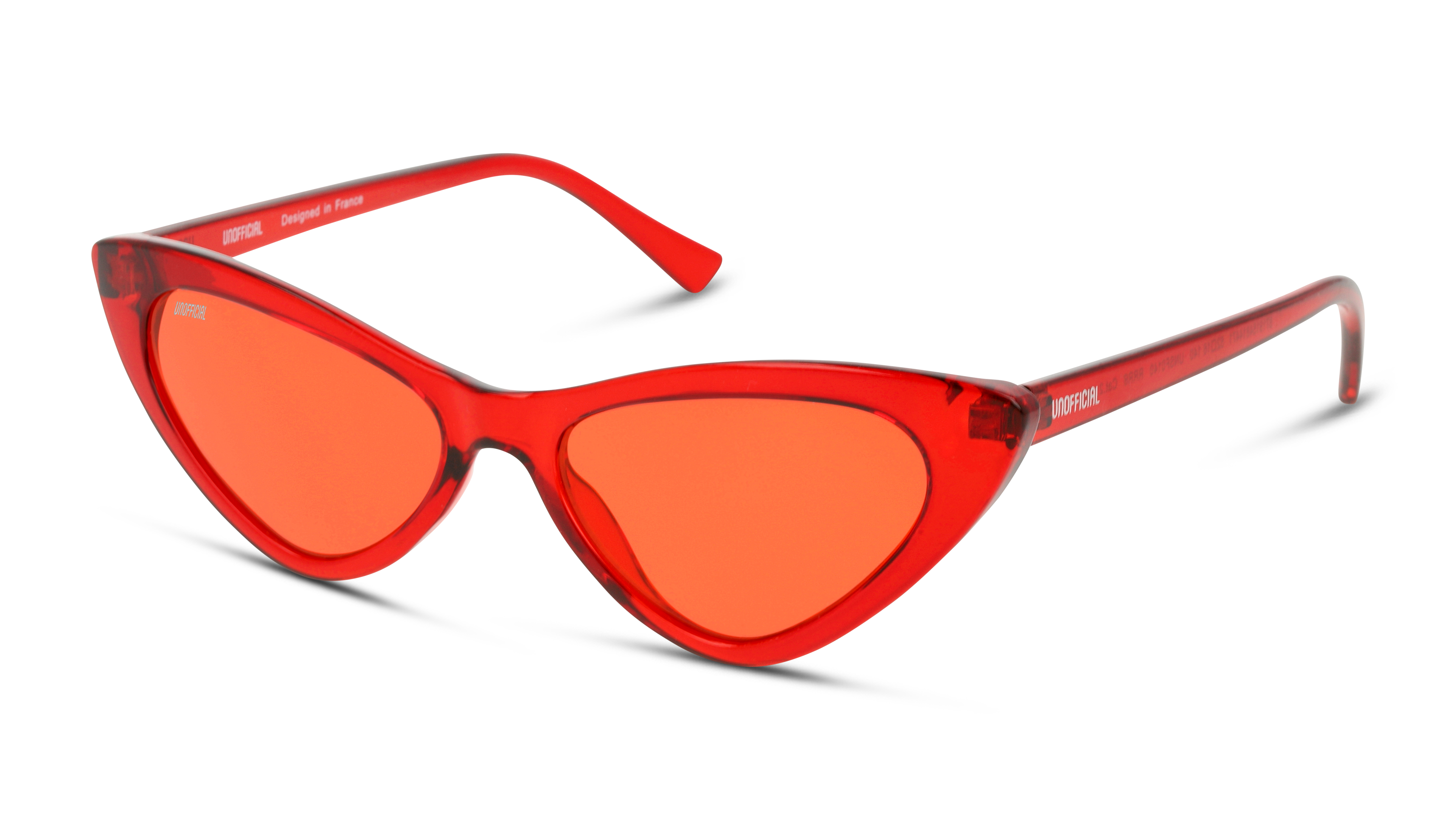 Angle_Left01 Unofficial UNSF0140 Sunglasses Red / Red